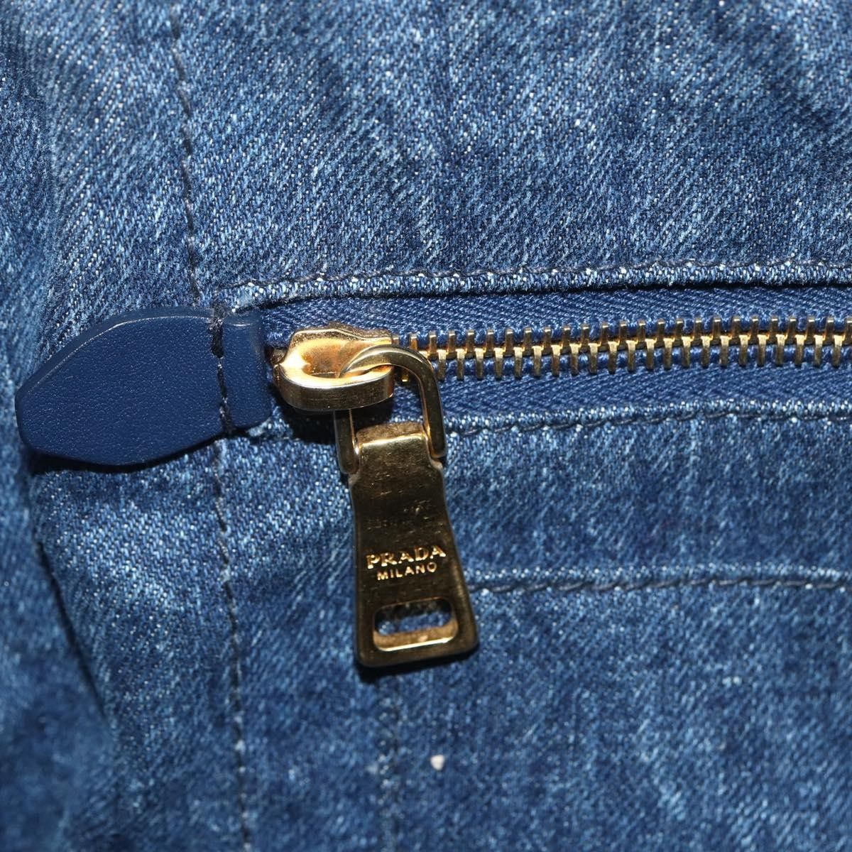 Prada Prada Canapa Tote Denim Size ONE SIZE - 13 Thumbnail