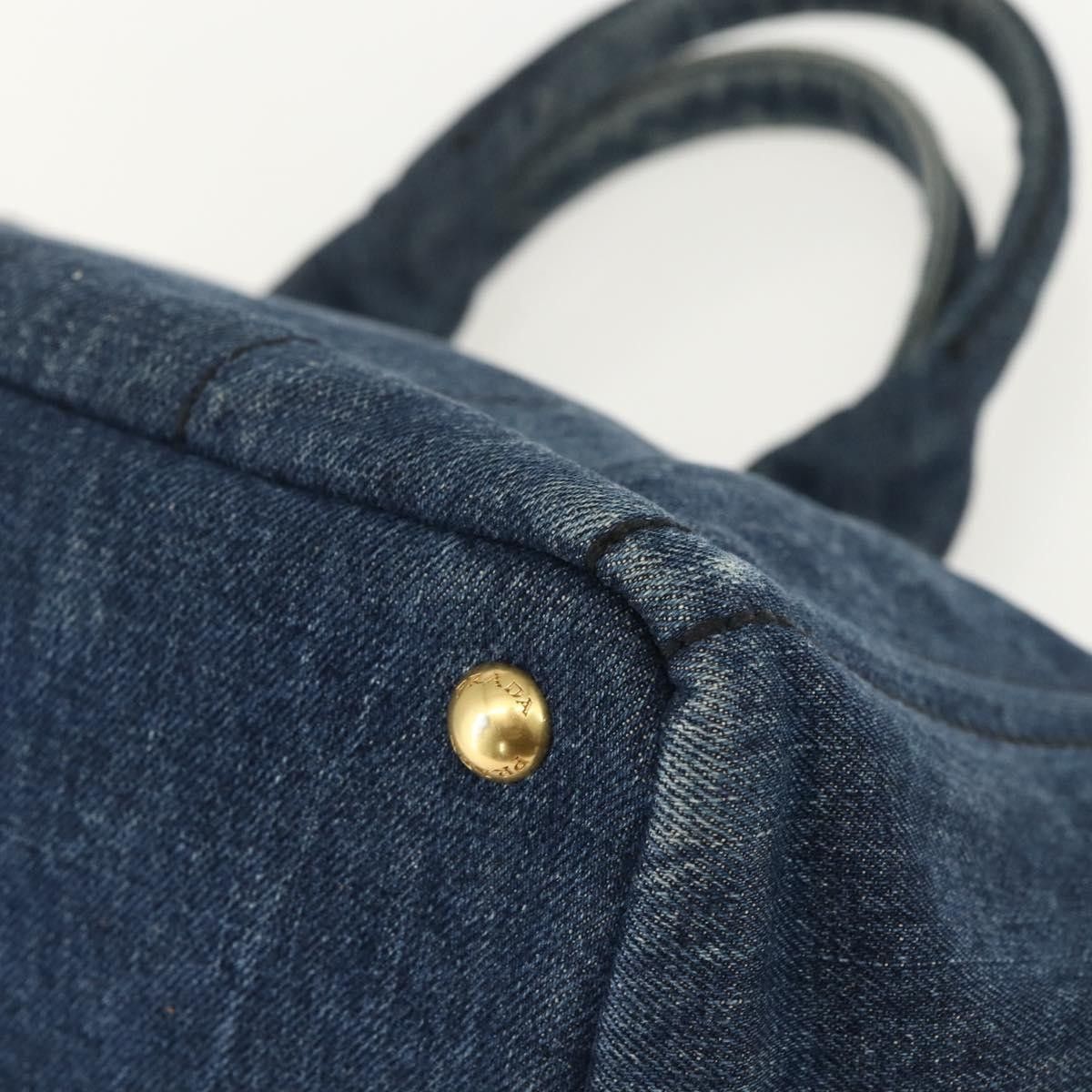 Prada Prada Canapa Tote Denim Size ONE SIZE - 12 Thumbnail
