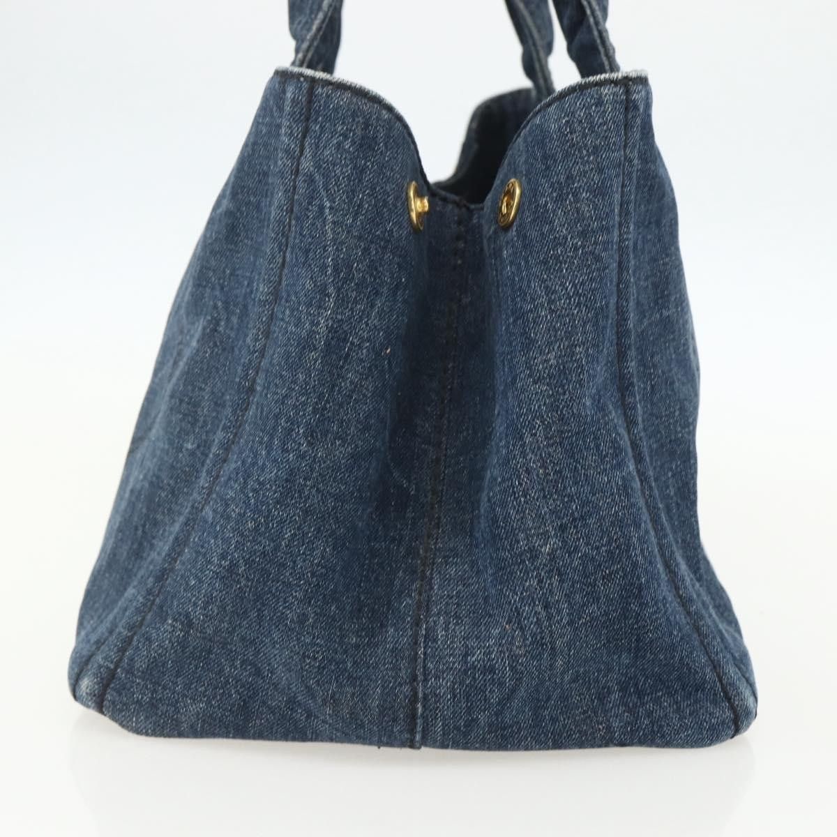 Prada Prada Canapa Tote Denim Size ONE SIZE - 4 Thumbnail