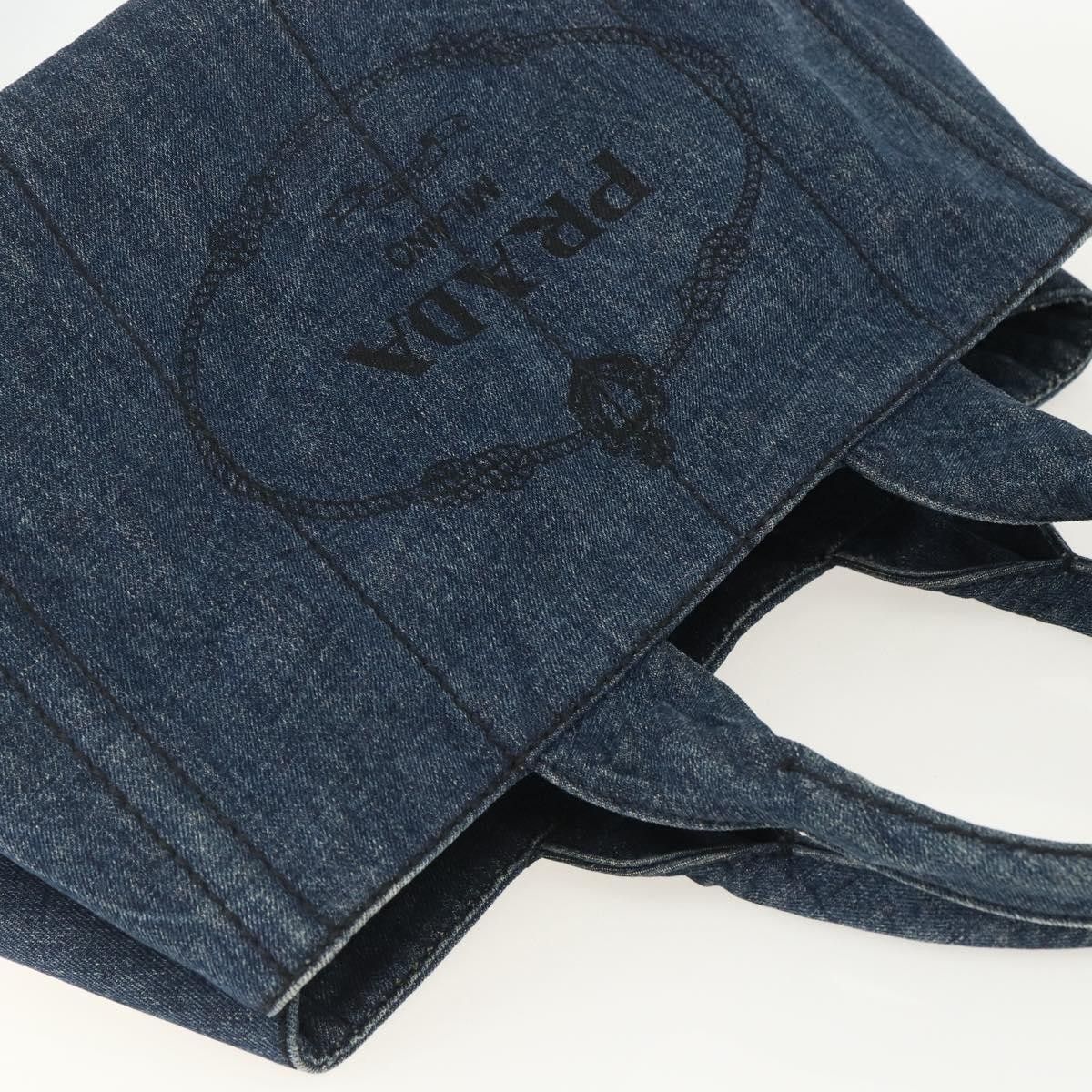 Prada Prada Canapa Tote Denim Size ONE SIZE - 17 Thumbnail