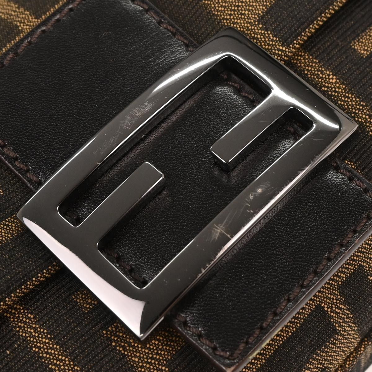Fendi Fendi Baguette Bag Zucca Canvas Size ONE SIZE - 8 Thumbnail