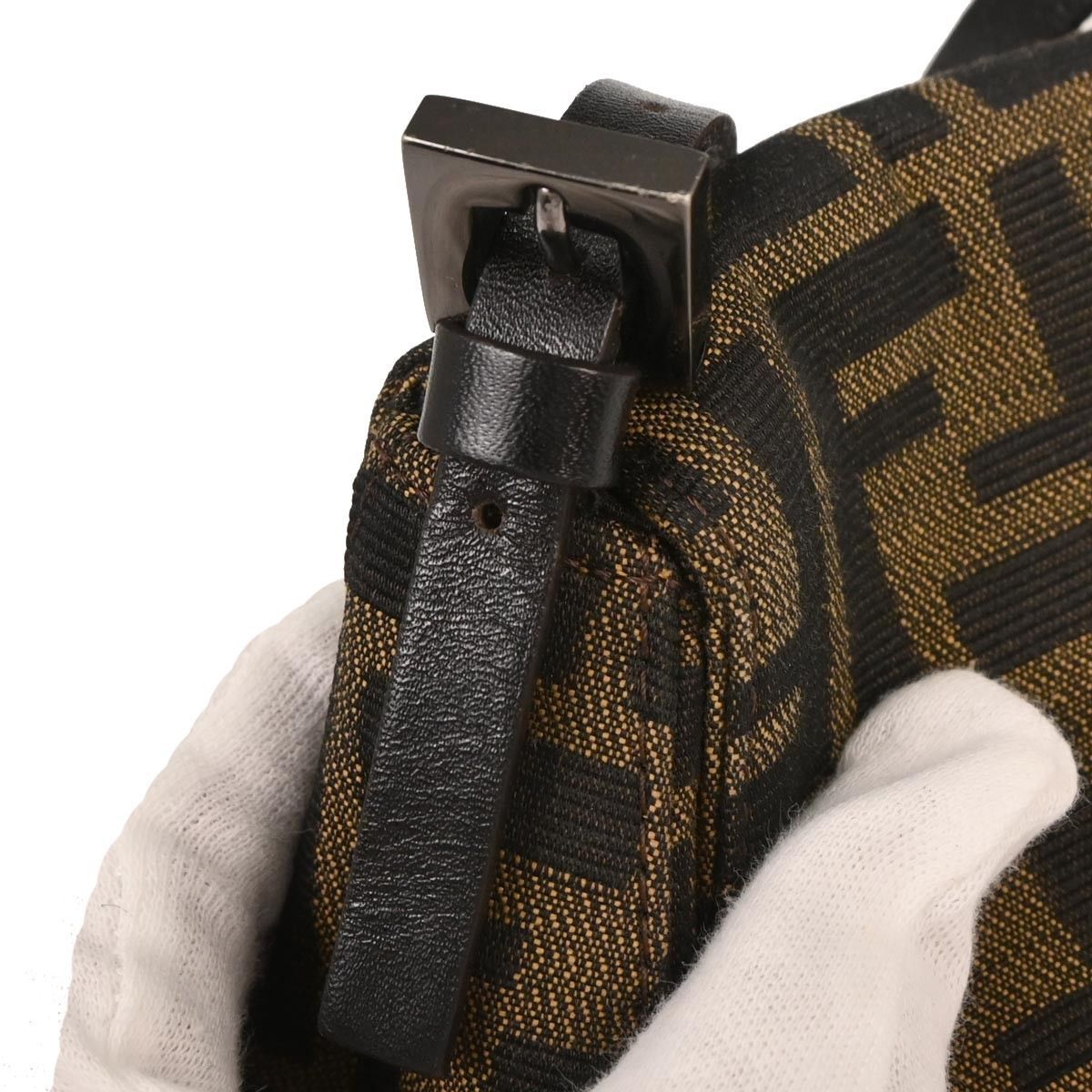 Fendi Fendi Baguette Bag Zucca Canvas Size ONE SIZE - 10 Thumbnail