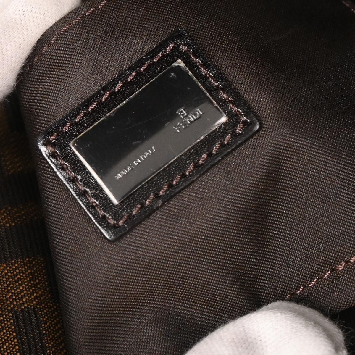 Fendi Fendi Baguette Bag Zucca Canvas Size ONE SIZE - 4 Thumbnail