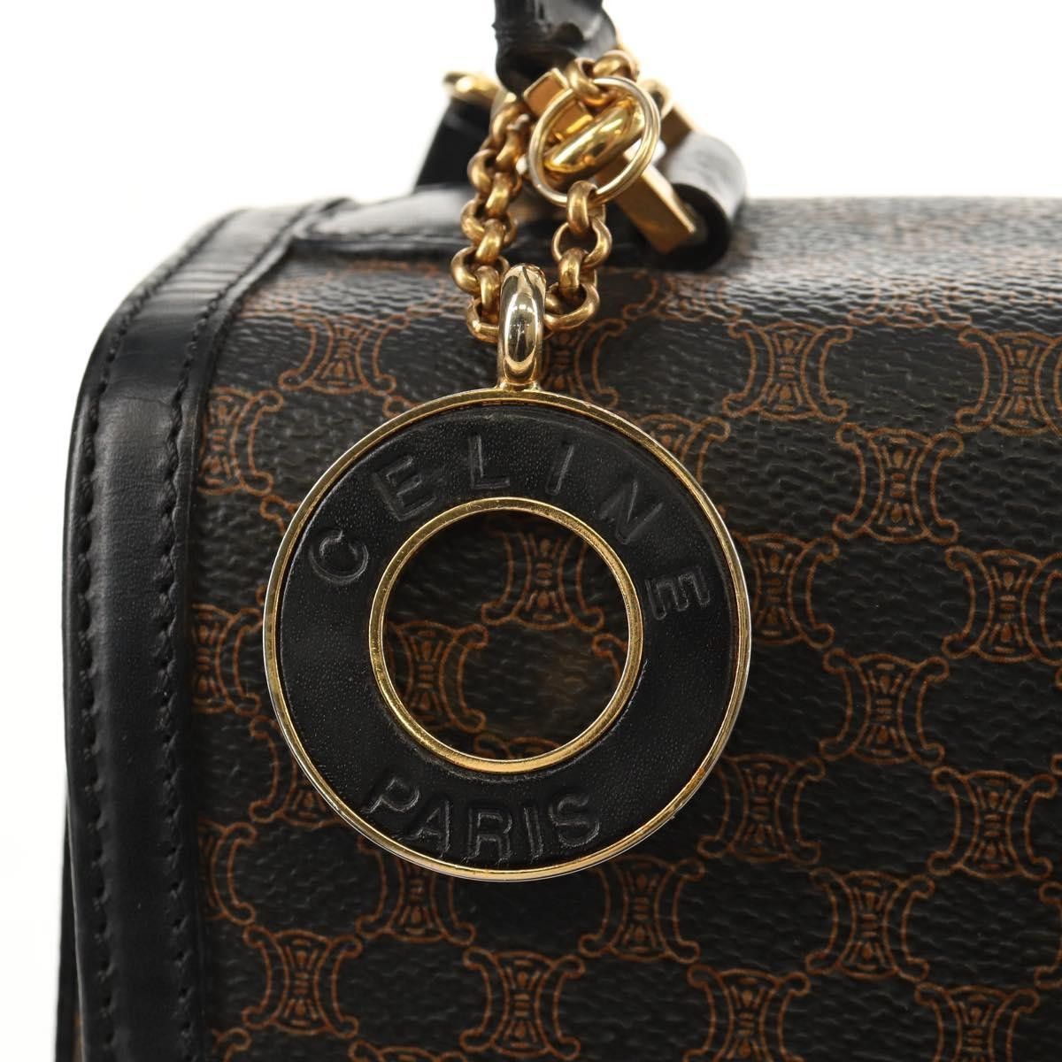 Celine Celine Vintage Convertible Top Handle Bag Macadam Coated Canvas Size ONE SIZE - 19 Thumbnail