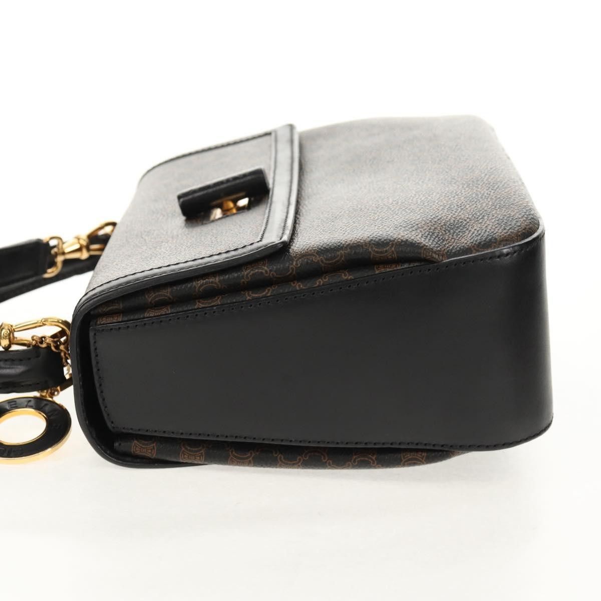 Celine Celine Vintage Convertible Top Handle Bag Macadam Coated Canvas Size ONE SIZE - 3 Thumbnail