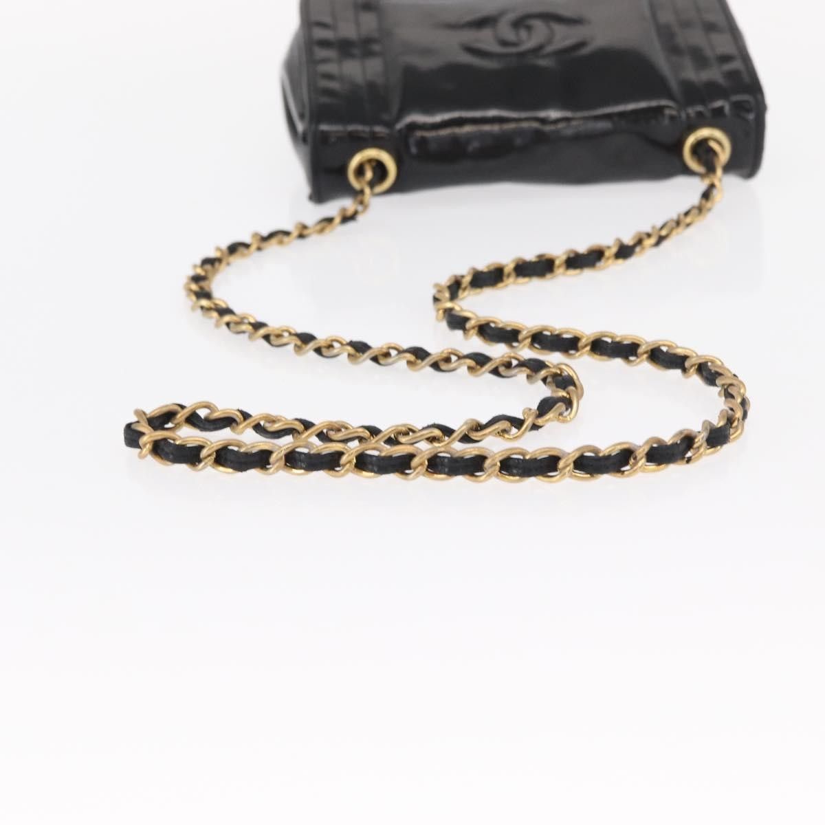 Chanel Chanel Vintage CC Stitch Flap Bag Patent Size ONE SIZE - 8 Thumbnail