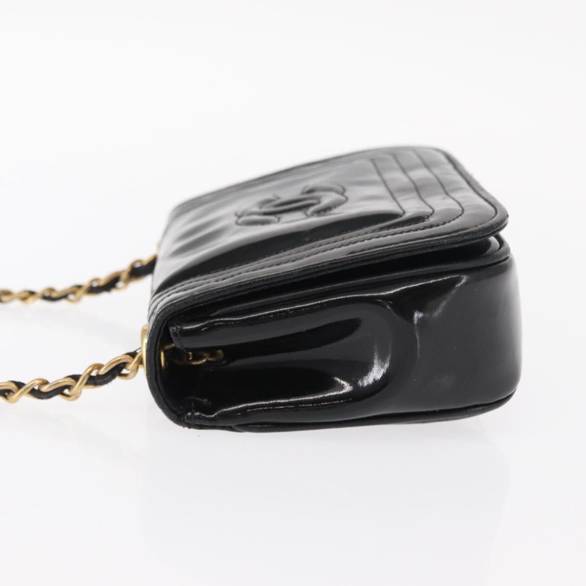 Chanel Chanel Vintage CC Stitch Flap Bag Patent Size ONE SIZE - 4 Thumbnail