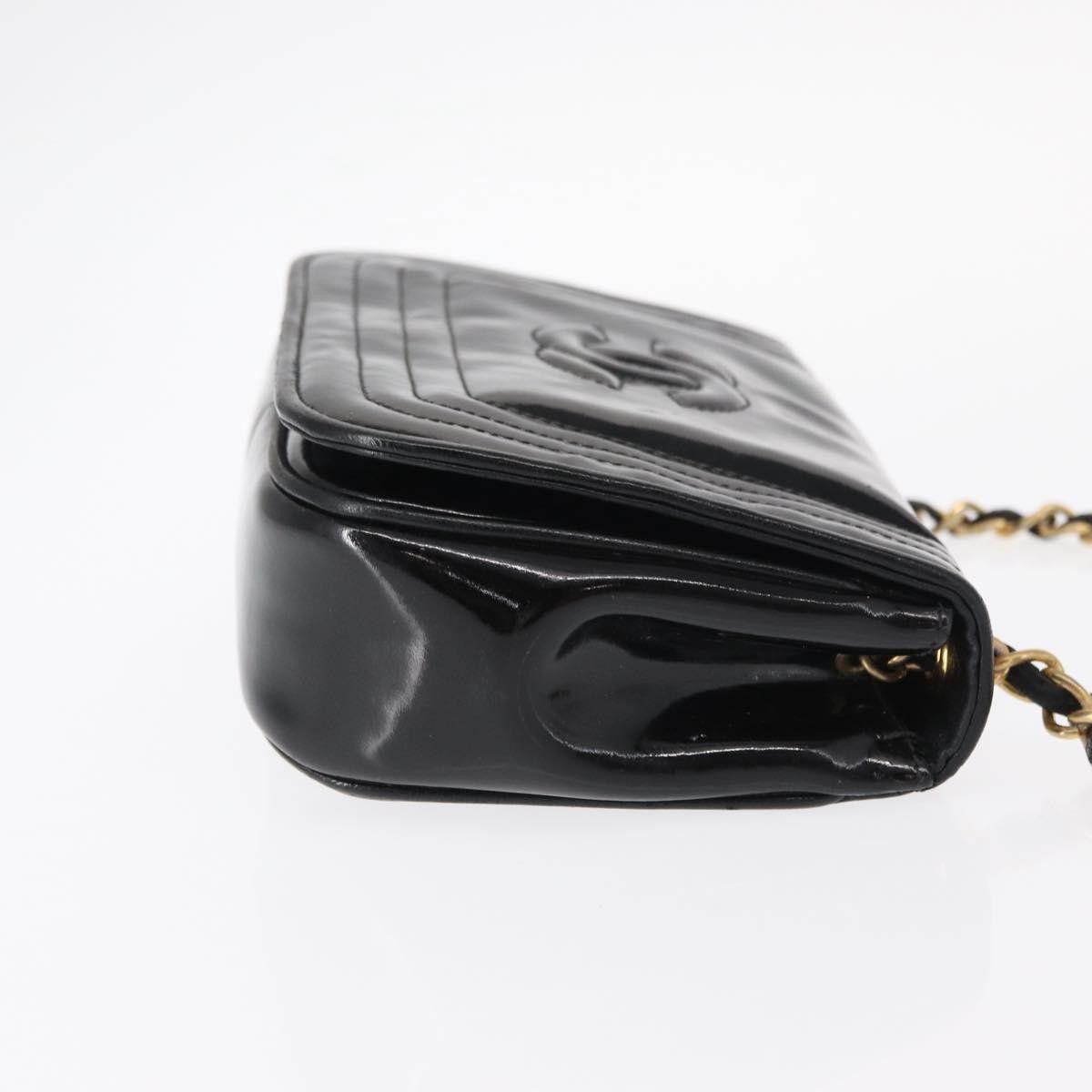 Chanel Chanel Vintage CC Stitch Flap Bag Patent Size ONE SIZE - 3 Thumbnail