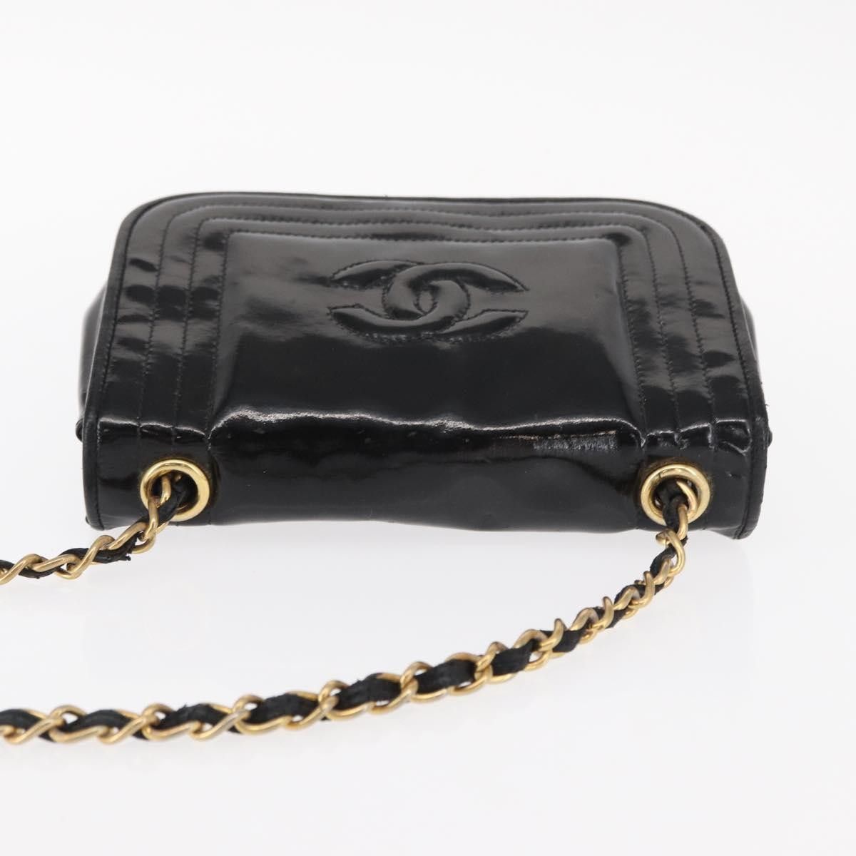 Chanel Chanel Vintage CC Stitch Flap Bag Patent Size ONE SIZE - 18 Thumbnail