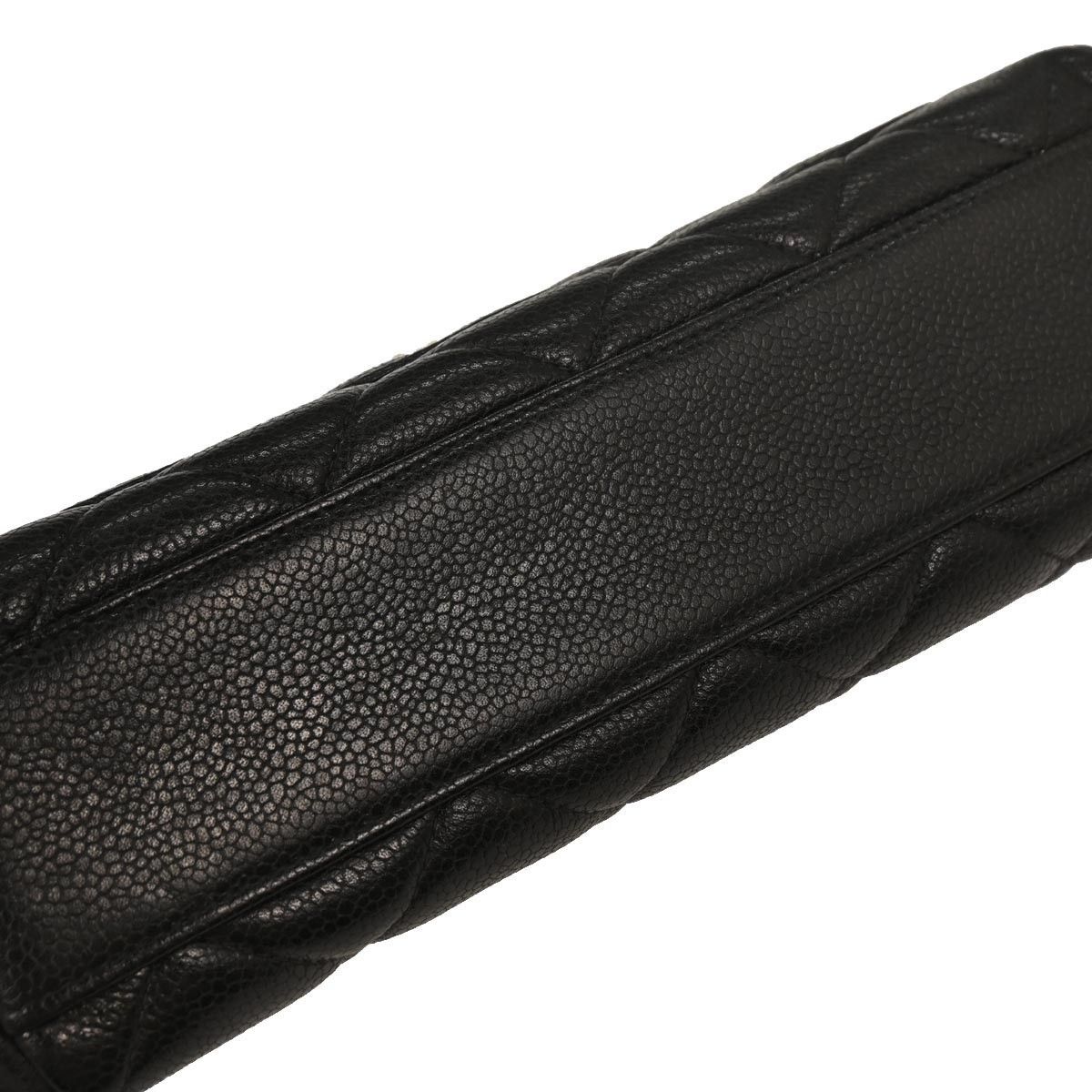Chanel Chanel Vintage CC Flap Shoulder Bag Quilted Caviar Size ONE SIZE - 6 Thumbnail