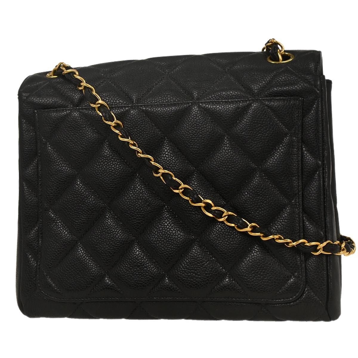 Chanel Chanel Vintage CC Flap Shoulder Bag Quilted Caviar Size ONE SIZE - 2 Thumbnail