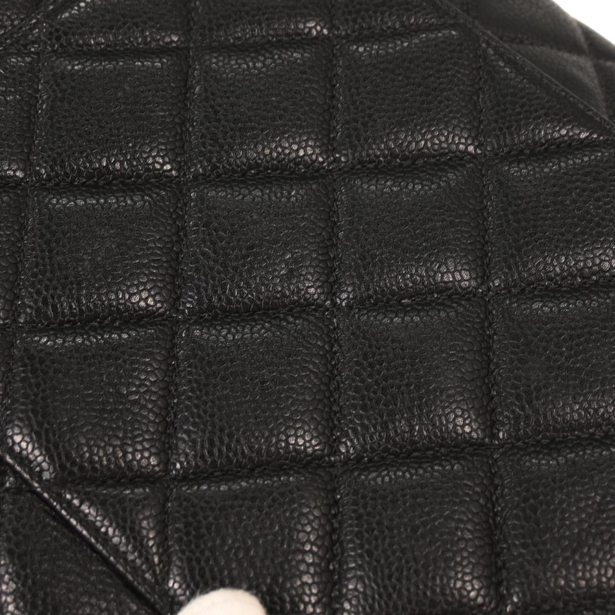 Chanel Chanel Vintage CC Flap Shoulder Bag Quilted Caviar Size ONE SIZE - 7 Thumbnail