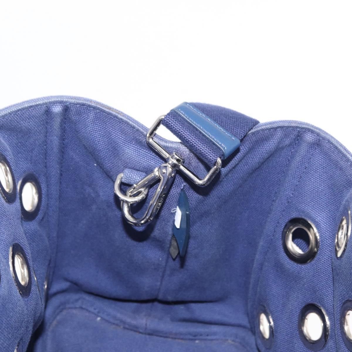 Prada Prada Canapa Convertible Tote Grommet Embellished Canvas Size ONE SIZE - 19 Thumbnail