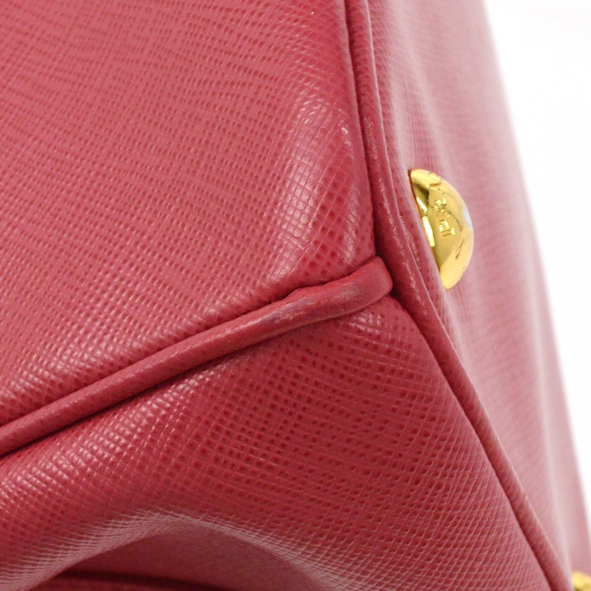 Prada Prada Double Zip Lux Tote Saffiano Leather Size ONE SIZE - 9 Thumbnail