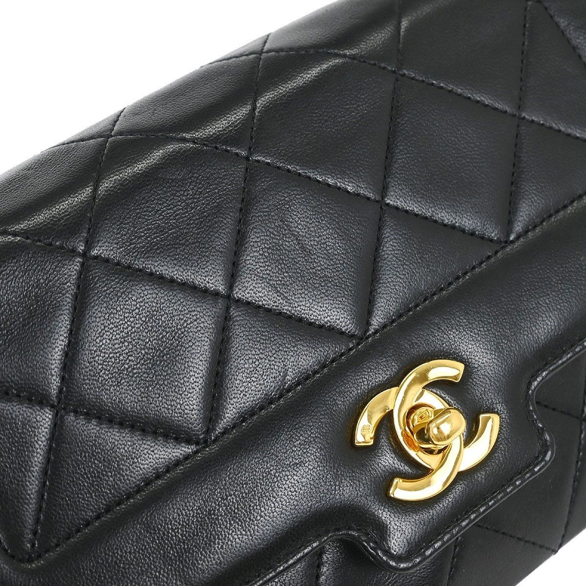 Chanel Chanel Vintage CC Chain Flap Bag Quilted Lambskin Size ONE SIZE - 9 Thumbnail