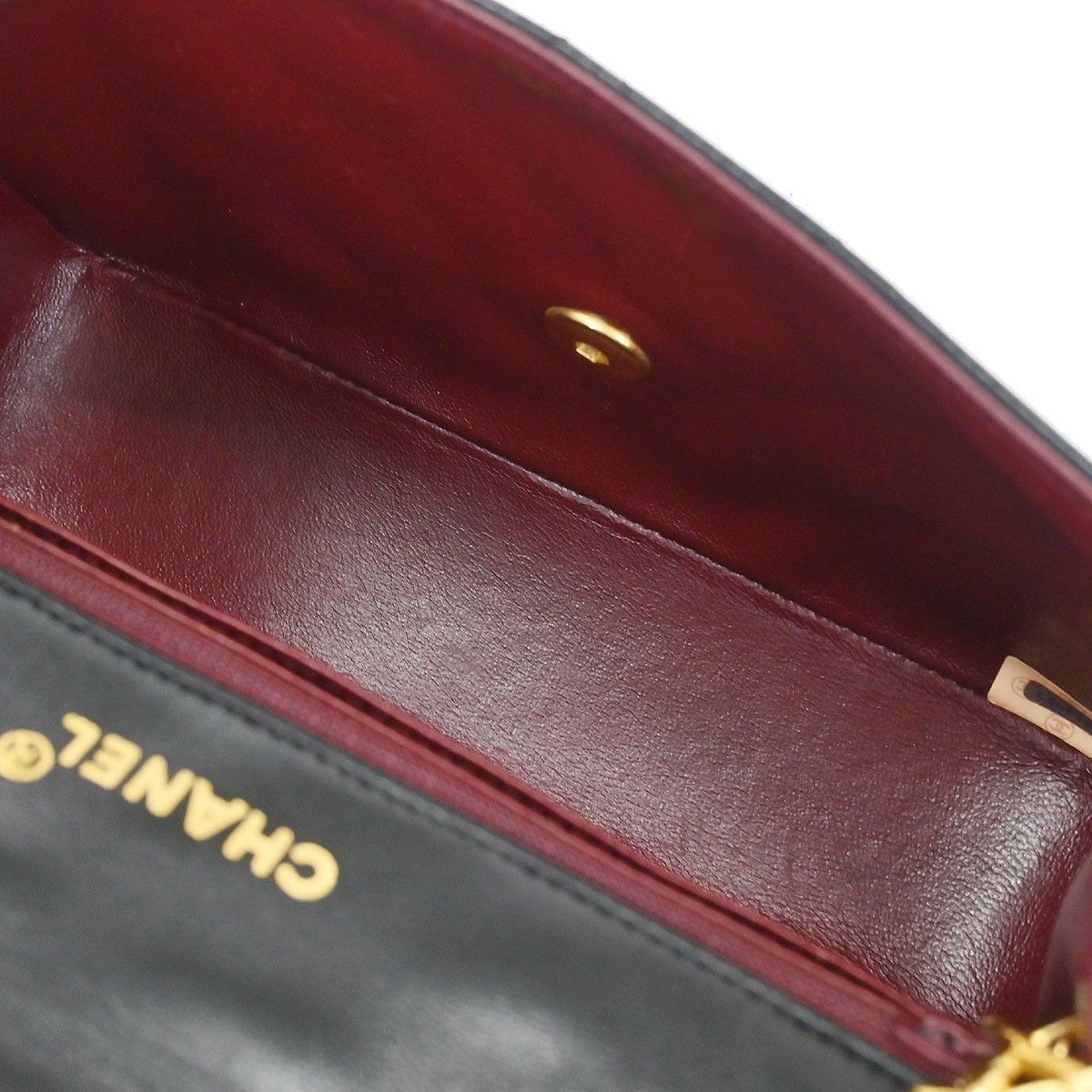 Chanel Chanel Vintage CC Chain Flap Bag Quilted Lambskin Size ONE SIZE - 3 Thumbnail