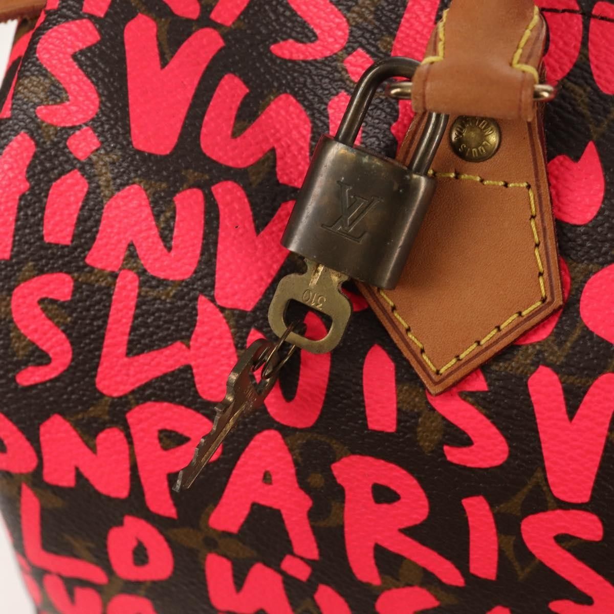 Louis Vuitton Louis Vuitton Speedy Handbag Limited Edition Monogram Graffiti Size ONE SIZE - 14 Thumbnail