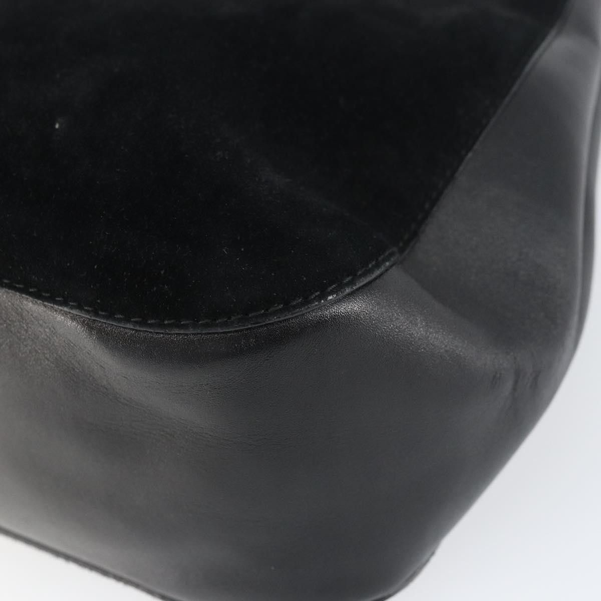 Gucci Gucci Vintage Bamboo Handle Bag Suede Size ONE SIZE - 9 Thumbnail