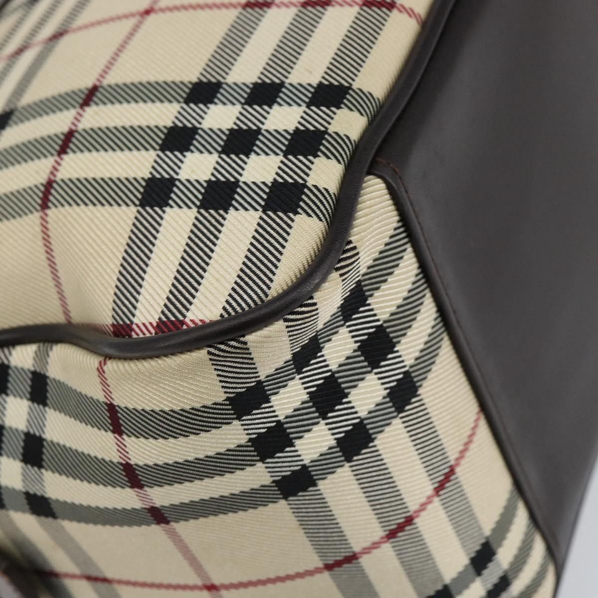 Burberry Burberry Nova Check Bowling Bag Canvas Size ONE SIZE - 10 Thumbnail