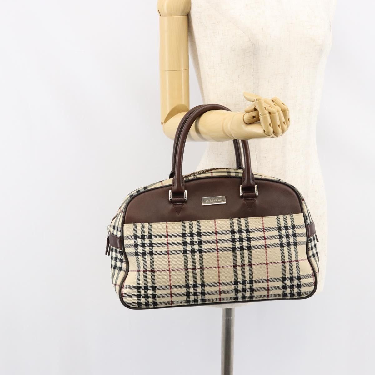 Burberry Burberry Nova Check Bowling Bag Canvas Size ONE SIZE - 15 Thumbnail