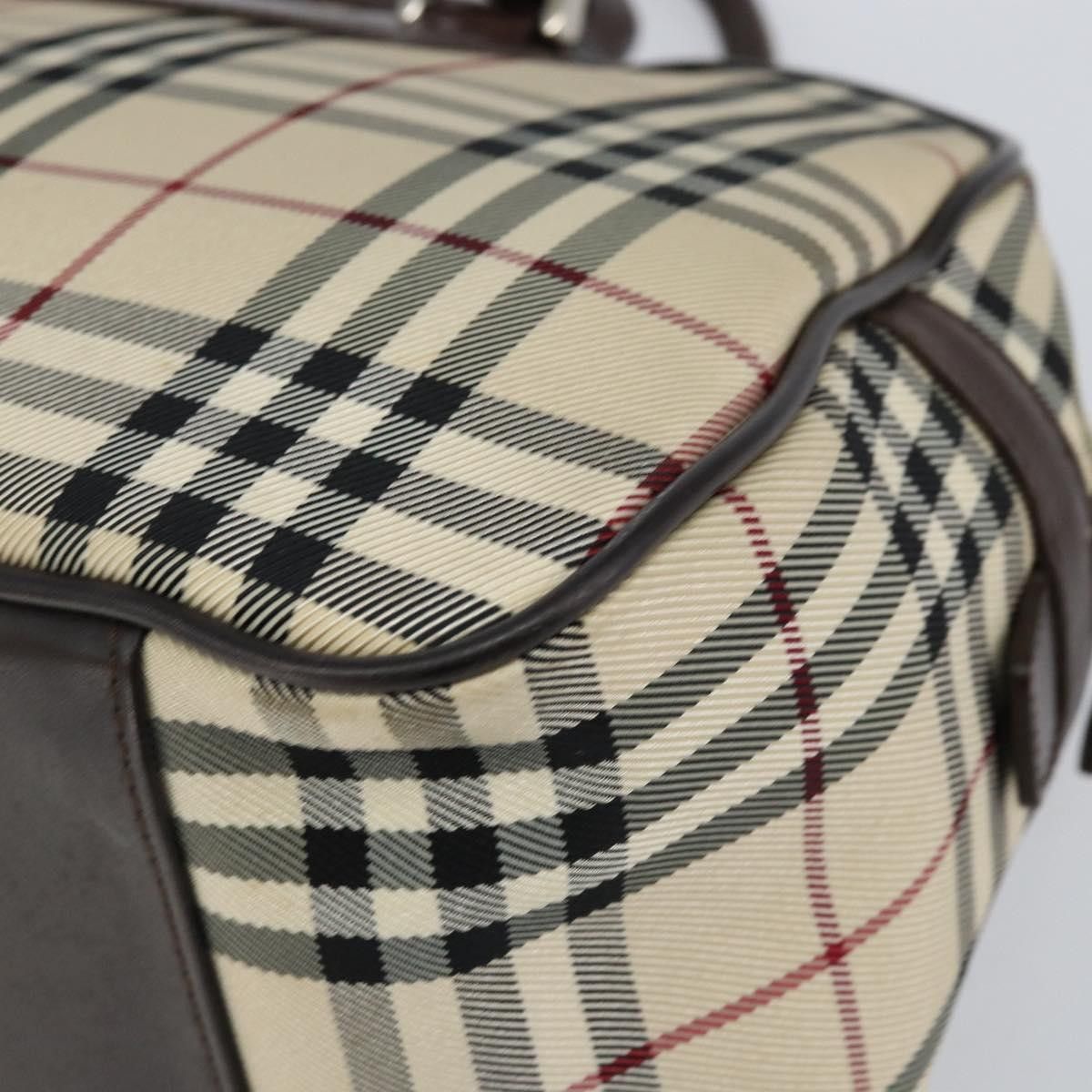 Burberry Burberry Nova Check Bowling Bag Canvas Size ONE SIZE - 8 Thumbnail