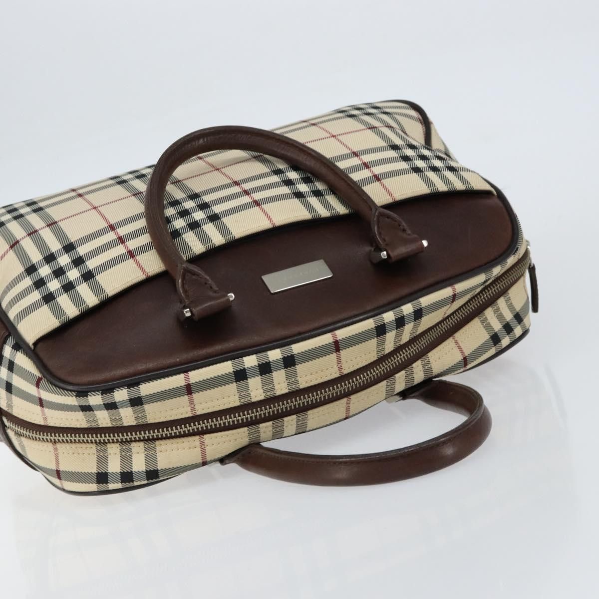 Burberry Burberry Nova Check Bowling Bag Canvas Size ONE SIZE - 14 Thumbnail