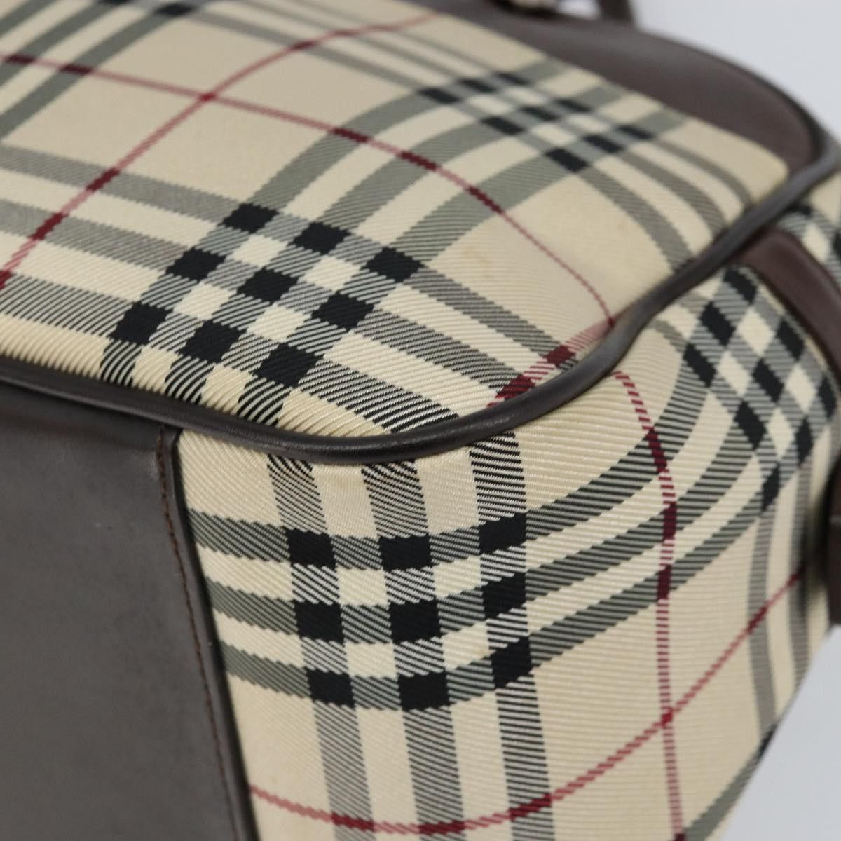 Burberry Burberry Nova Check Bowling Bag Canvas Size ONE SIZE - 9 Thumbnail