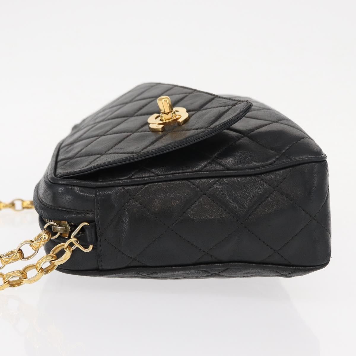 Chanel Chanel CC Chain & Tassel Front Pocket Camera Bag Quilted Lambskin Size ONE SIZE - 4 Thumbnail