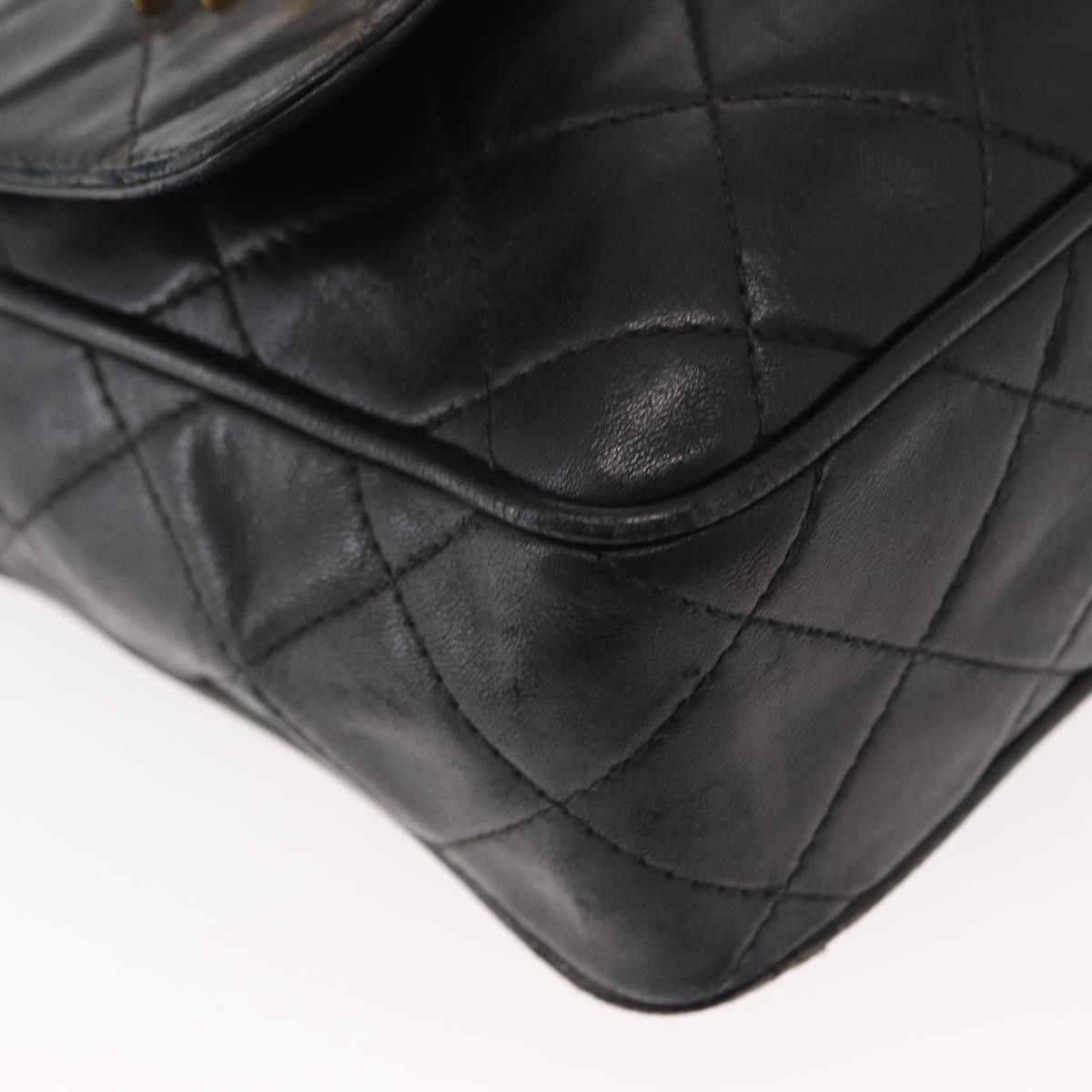 Chanel Chanel CC Chain & Tassel Front Pocket Camera Bag Quilted Lambskin Size ONE SIZE - 9 Thumbnail