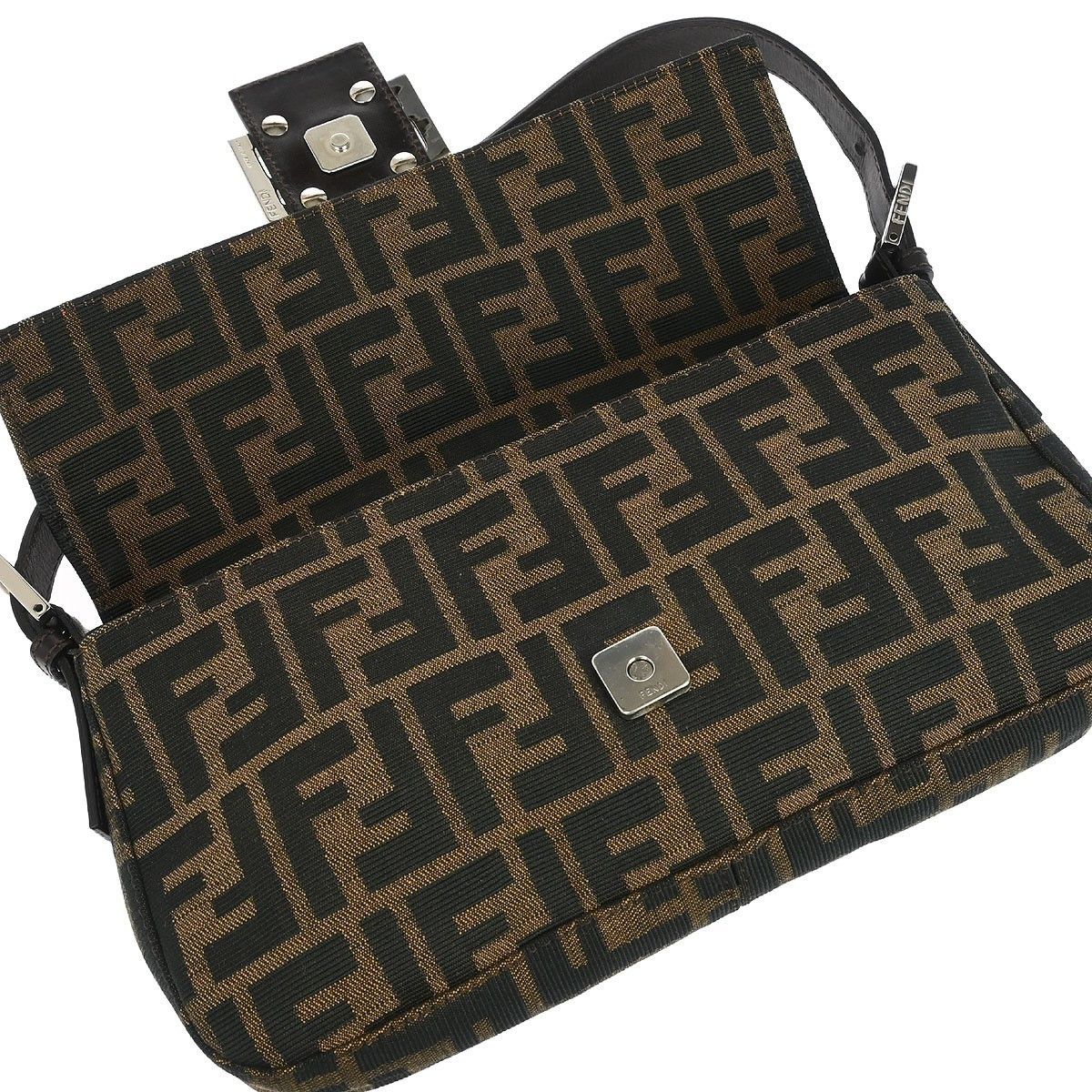 Fendi Fendi Baguette Bag Zucca Canvas Size ONE SIZE - 10 Thumbnail