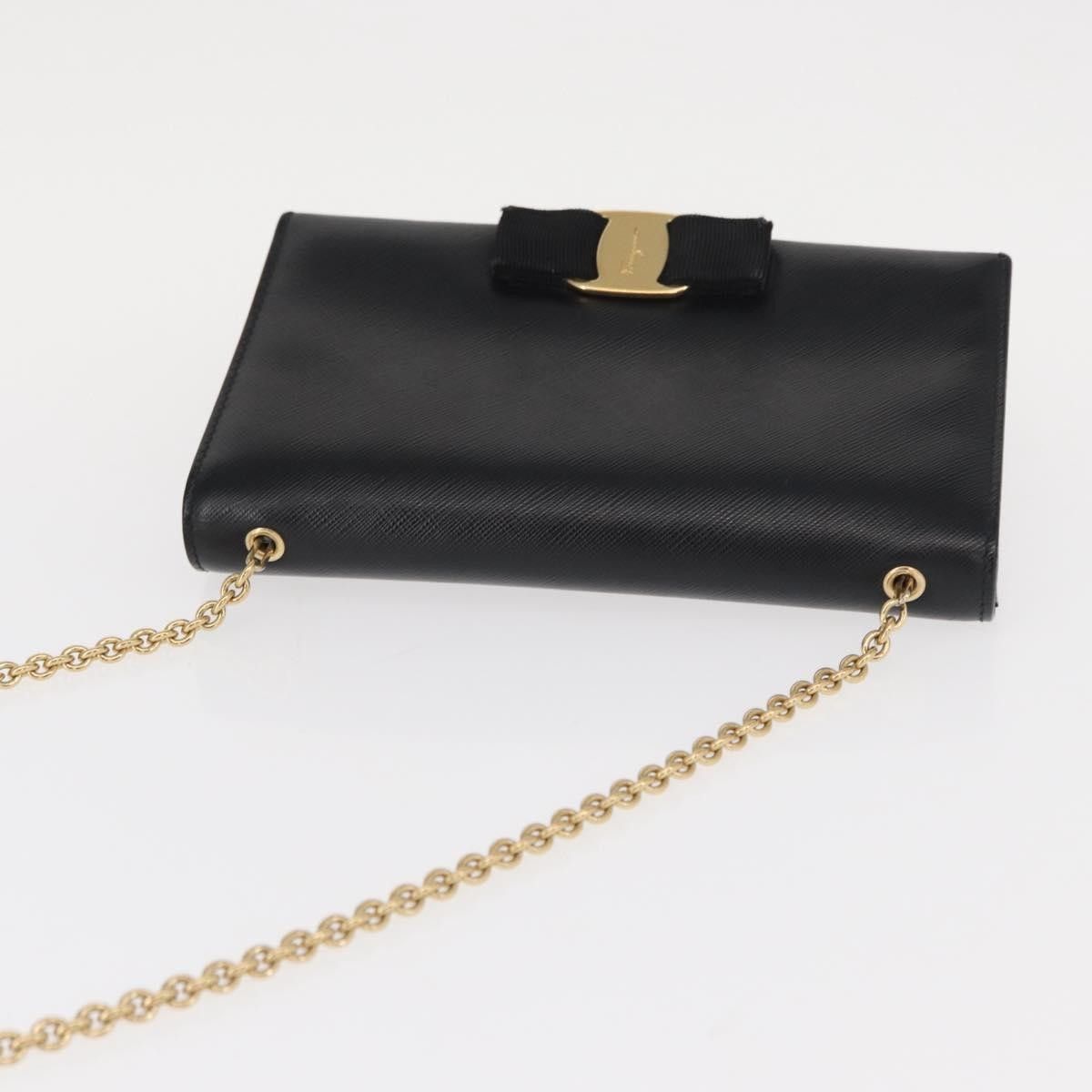 Salvatore Ferragamo Salvatore Ferragamo Vala Chain Shoulder bag Leather Size ONE SIZE - 15 Thumbnail