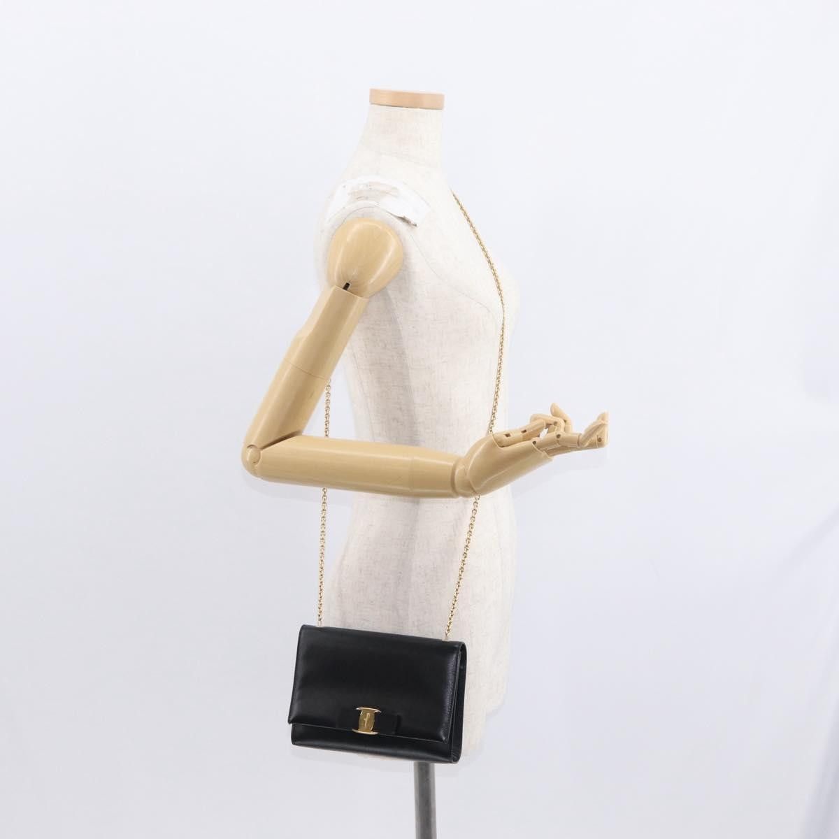 Salvatore Ferragamo Salvatore Ferragamo Vala Chain Shoulder bag Leather Size ONE SIZE - 13 Thumbnail