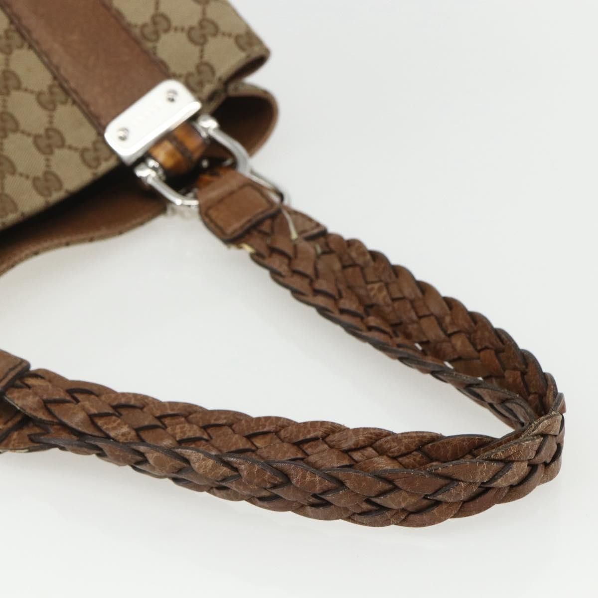 Gucci Gucci Bamboo Bar Tote GG Canvas Size ONE SIZE - 8 Thumbnail
