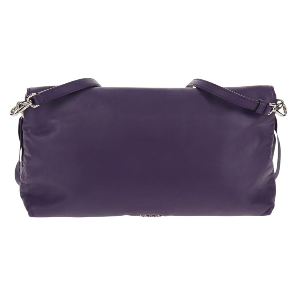 Prada Prada Double Turn Lock Flap Bag Leather with Fringe Size ONE SIZE - 2 Thumbnail