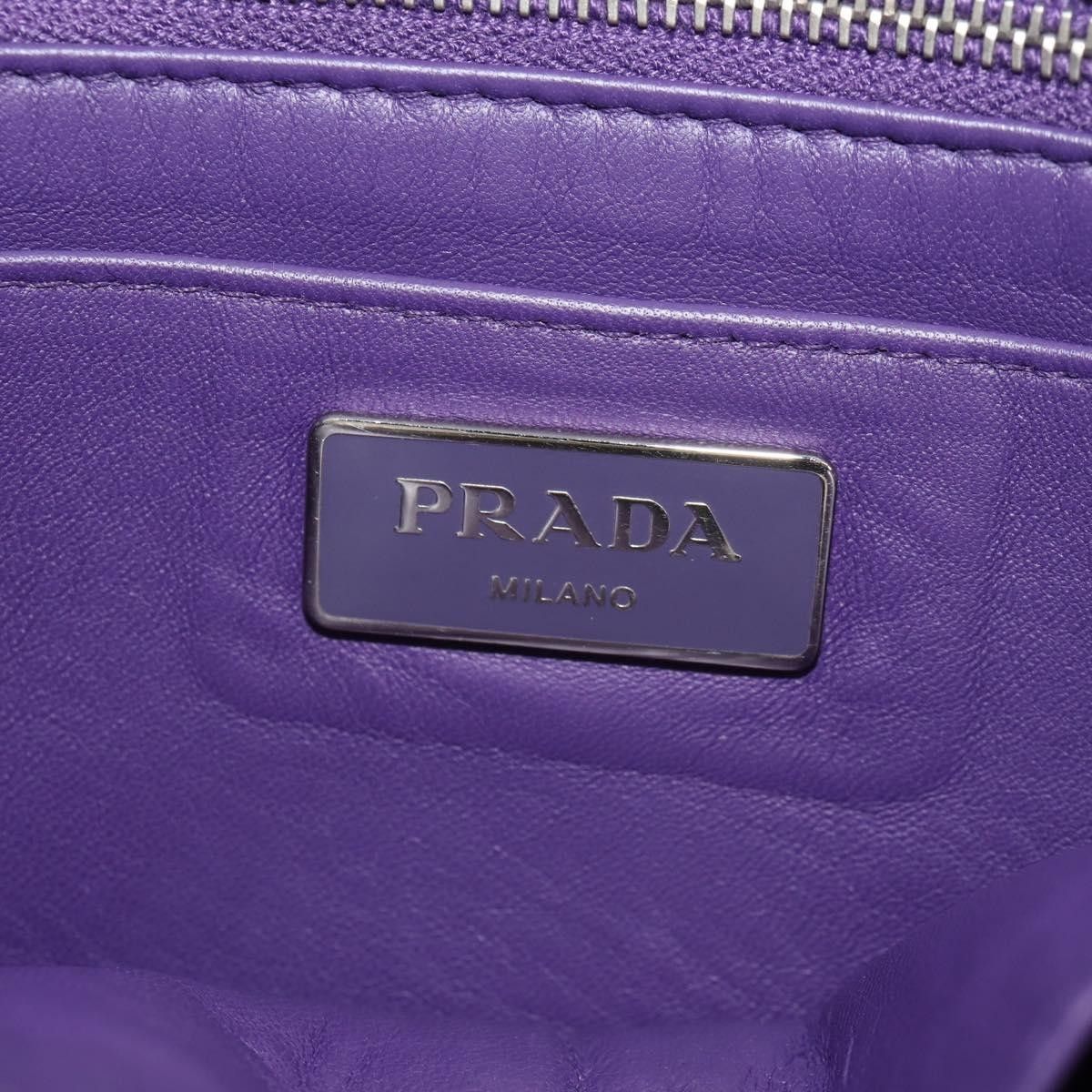 Prada Prada Double Turn Lock Flap Bag Leather with Fringe Size ONE SIZE - 6 Thumbnail