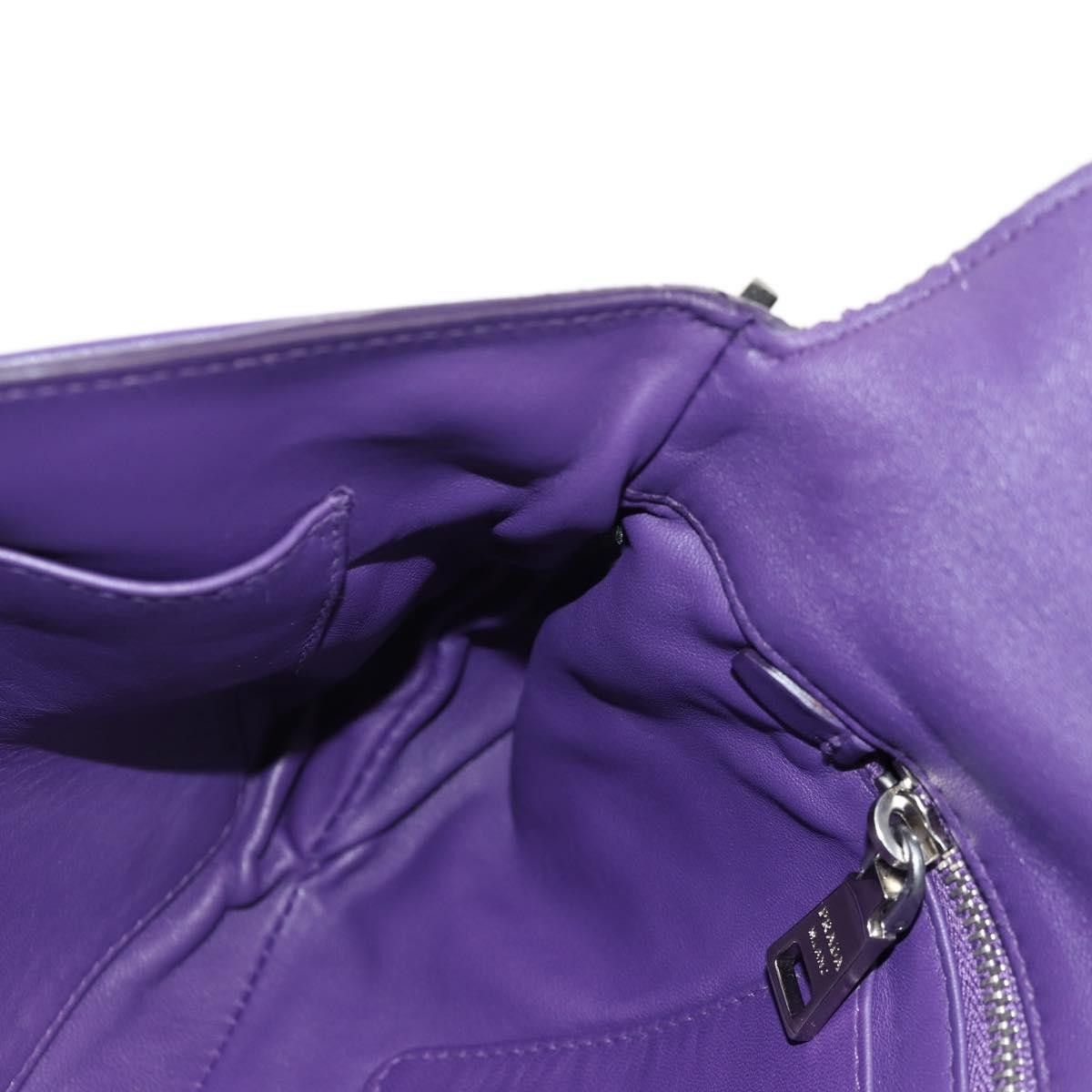 Prada Prada Double Turn Lock Flap Bag Leather with Fringe Size ONE SIZE - 23 Thumbnail