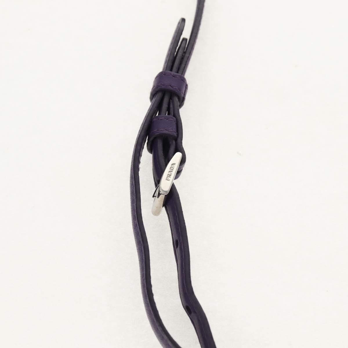 Prada Prada Double Turn Lock Flap Bag Leather with Fringe Size ONE SIZE - 14 Thumbnail