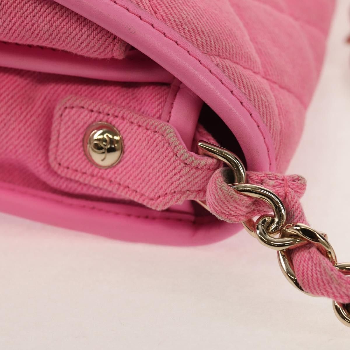 Chanel Chanel Flap Messenger Bag Quilted Denim Size ONE SIZE - 14 Thumbnail