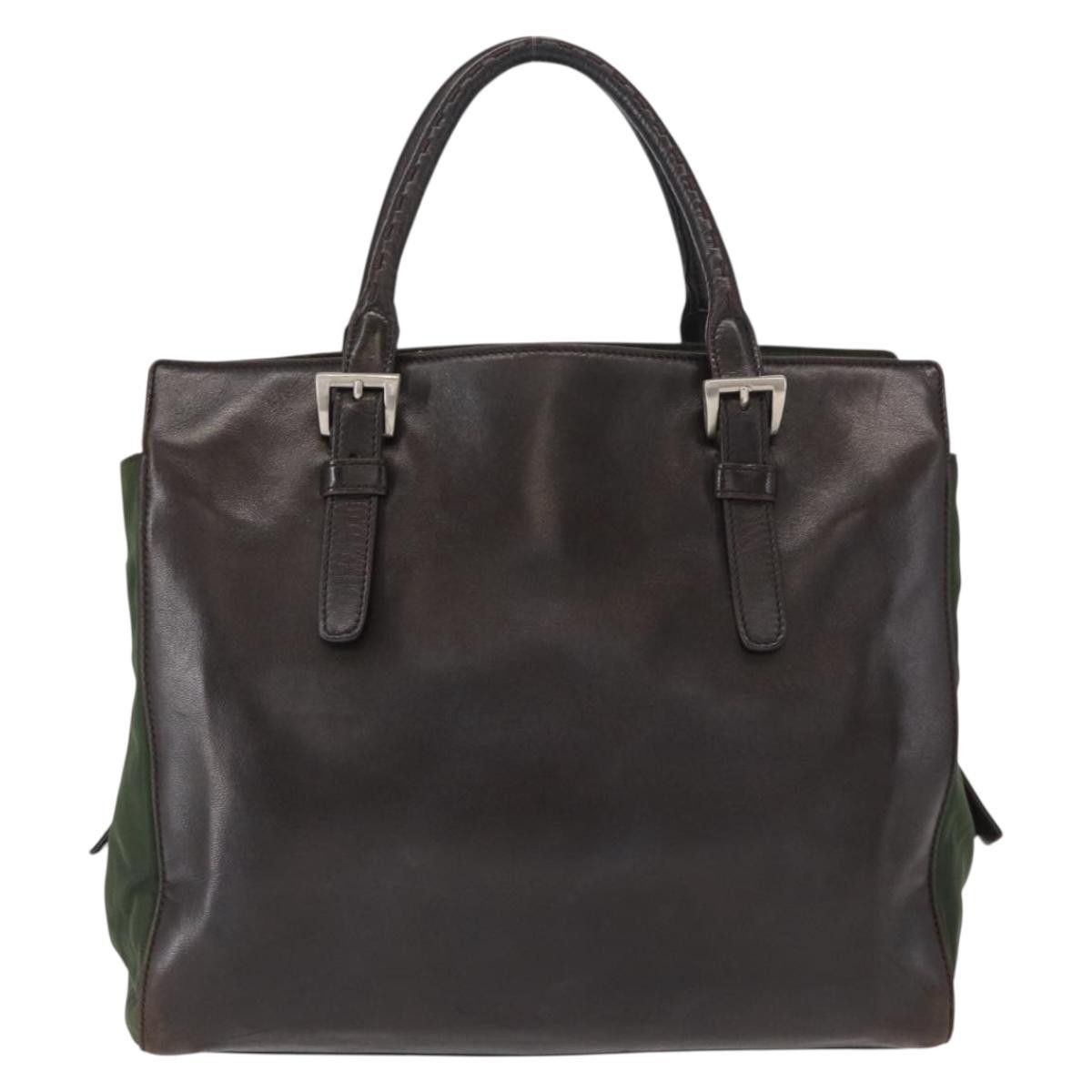 Prada Prada Vintage Tote Tessuto with Leather Size ONE SIZE - 2 Thumbnail