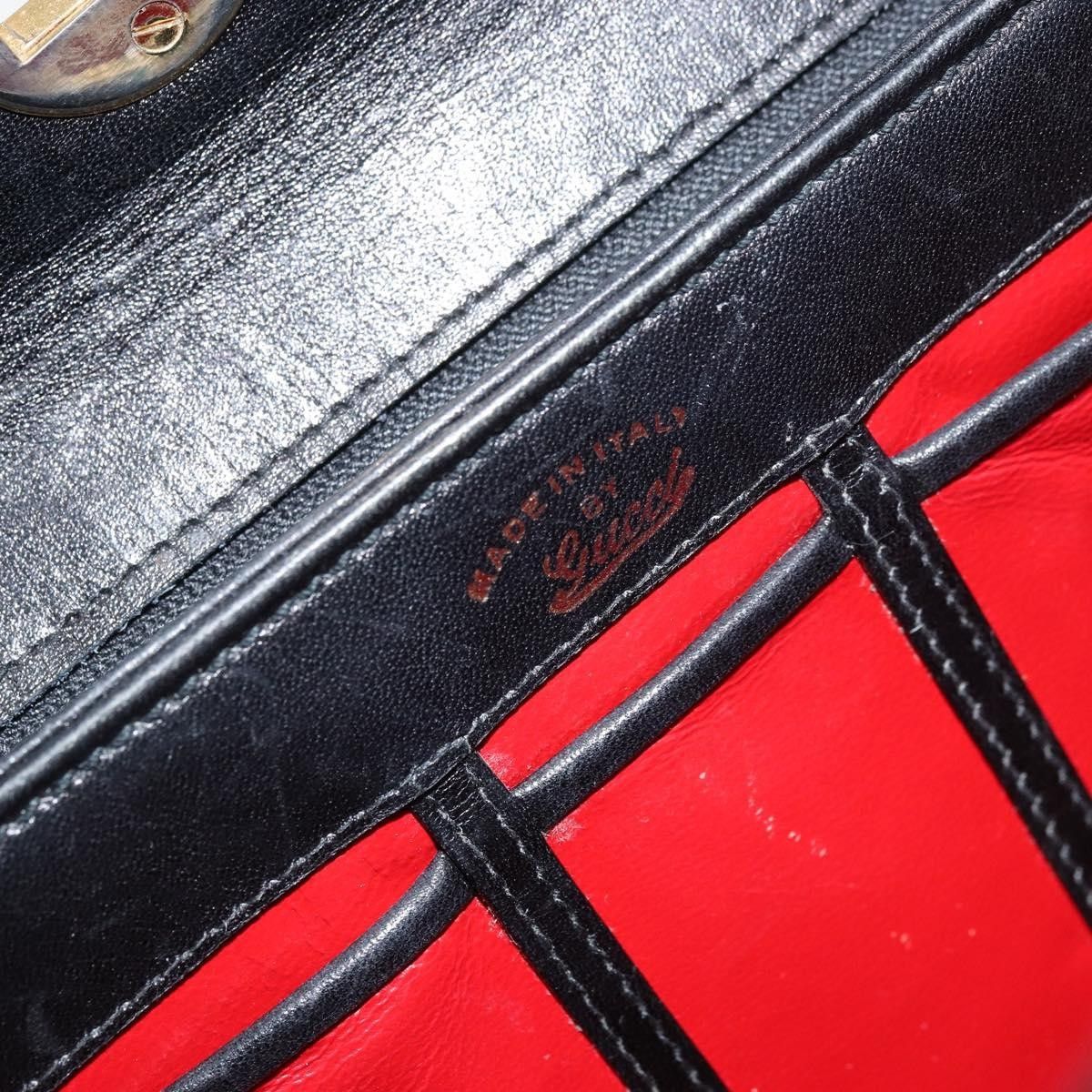 Gucci Gucci Vintage Convertible Box Crossbody Bag Leather Size ONE SIZE - 6 Thumbnail