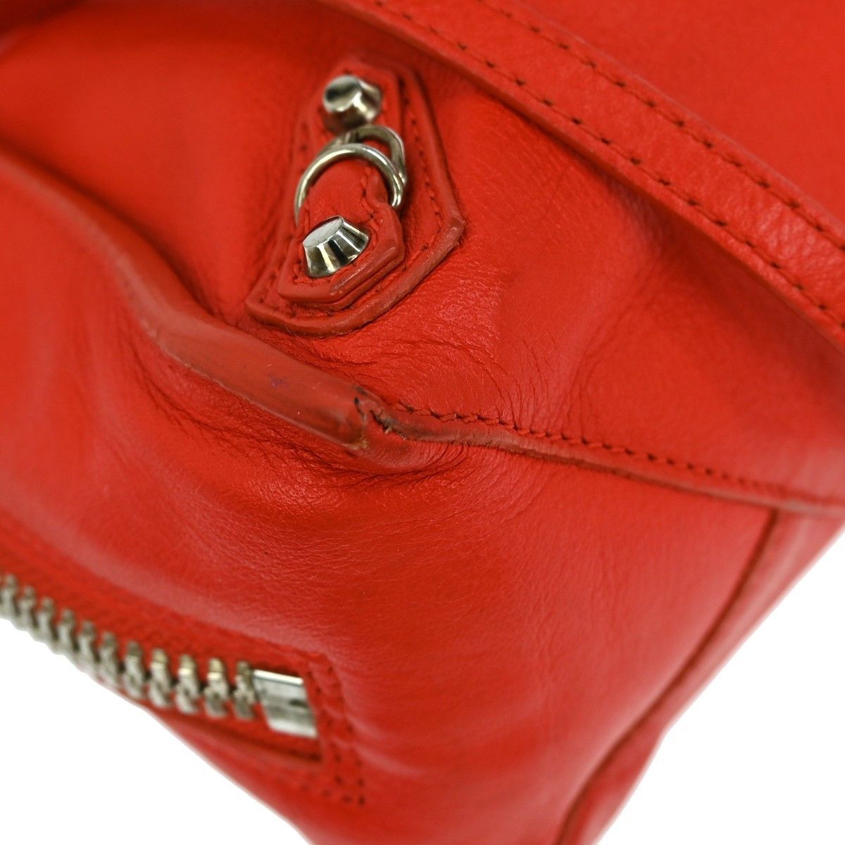 Balenciaga Balenciaga Papier A6 Zip Around Classic Studs Bag Leather Size ONE SIZE - 7 Thumbnail