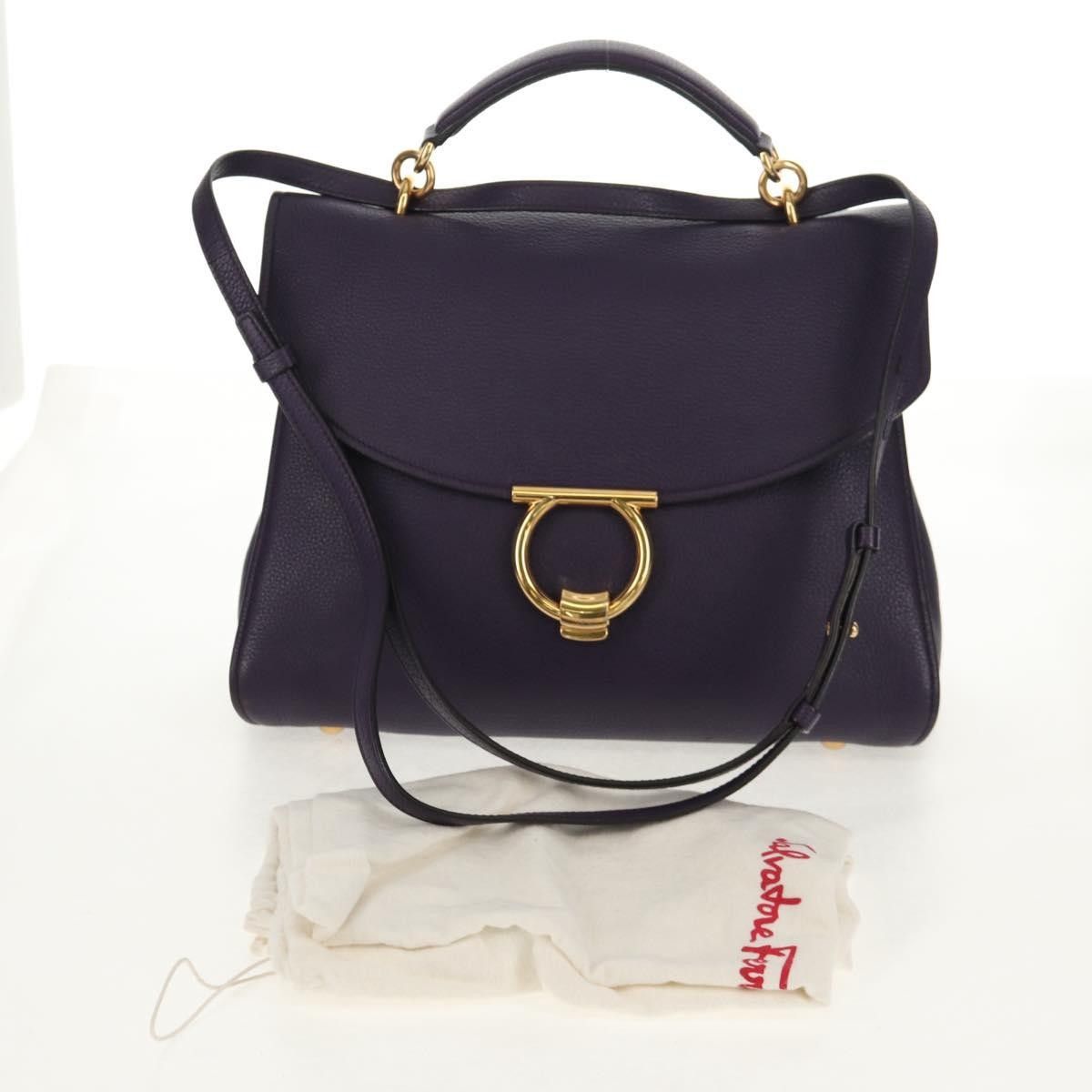 Salvatore Ferragamo Salvatore Ferragamo Margot Satchel Leather Size ONE SIZE - 13 Thumbnail