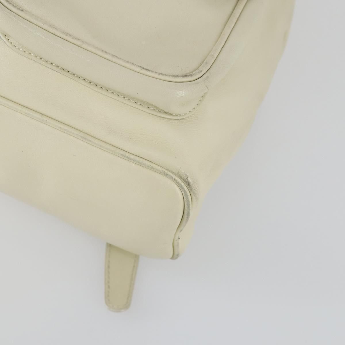 Gucci Gucci Vintage Bamboo Backpack Leather Size ONE SIZE - 10 Thumbnail