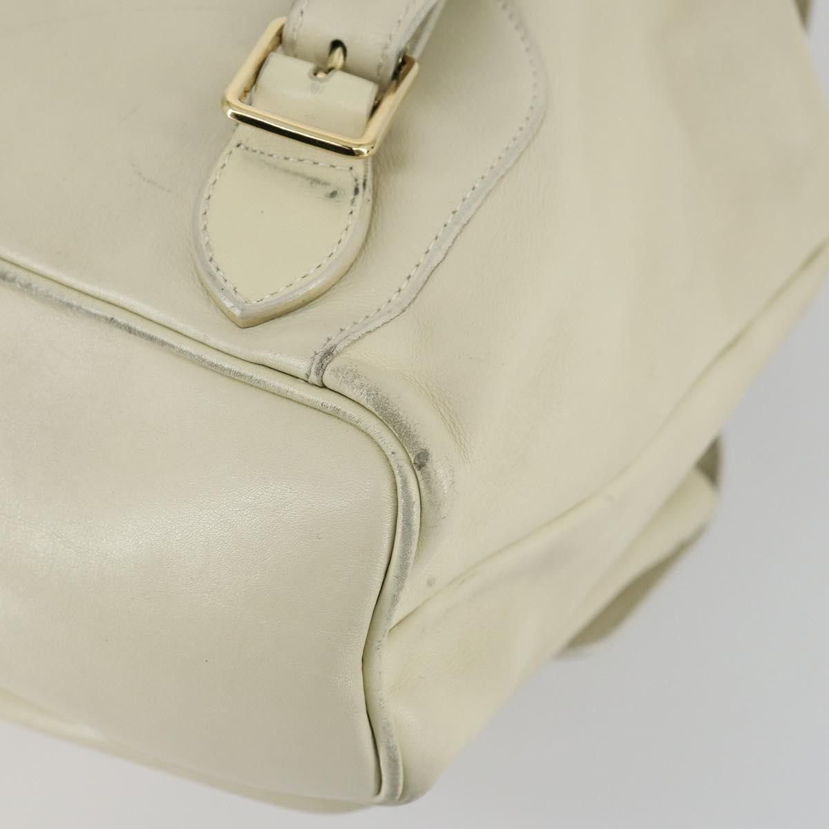 Gucci Gucci Vintage Bamboo Backpack Leather Size ONE SIZE - 11 Thumbnail