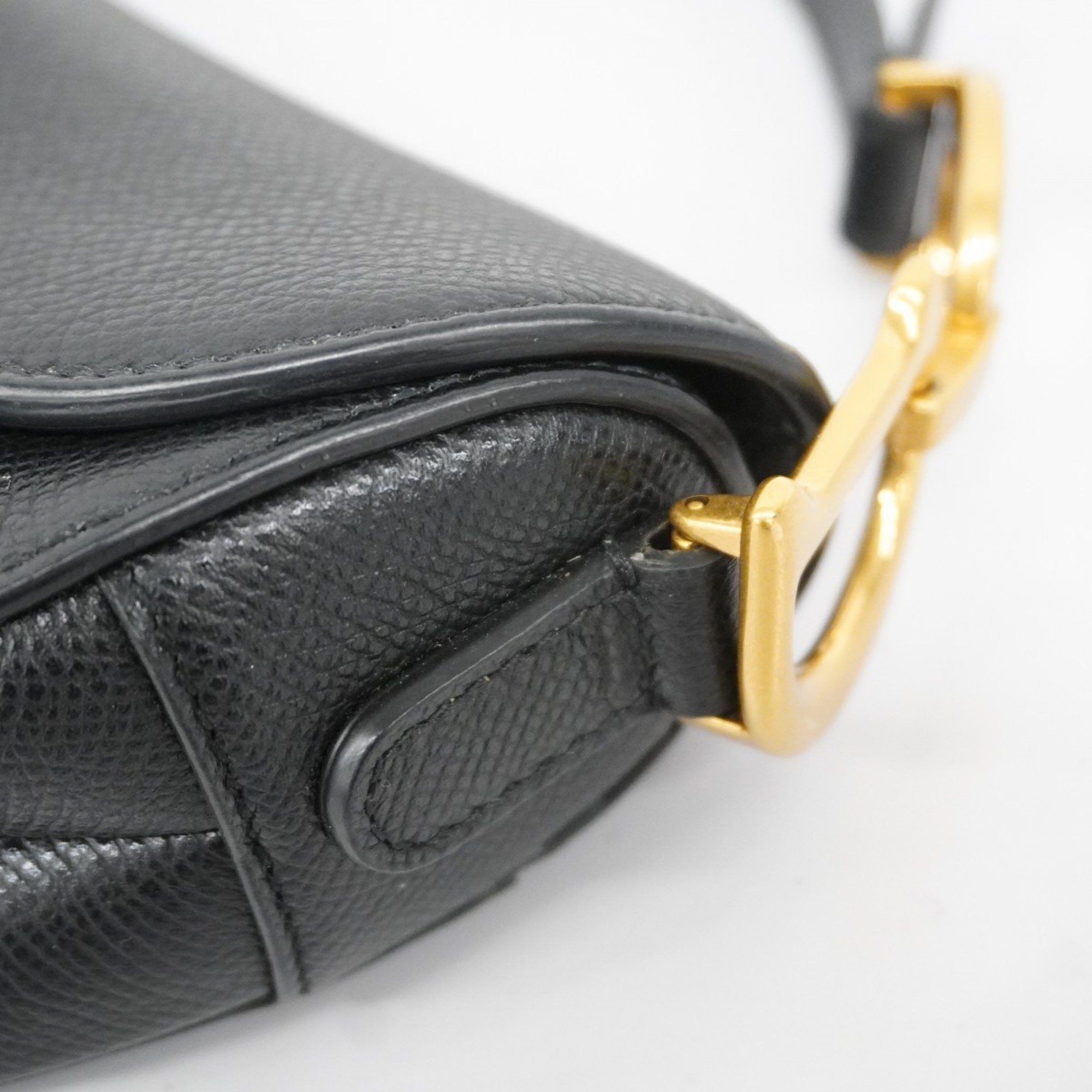 Dior Christian Dior Saddle Handbag Leather Size ONE SIZE - 10 Thumbnail