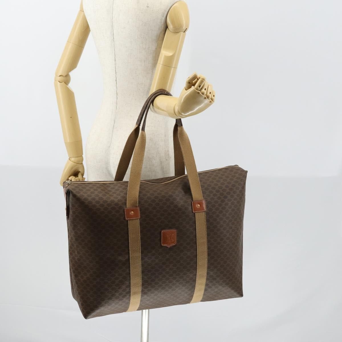 Celine Celine Vintage Macadam Tote bag Canvas Size ONE SIZE - 12 Thumbnail
