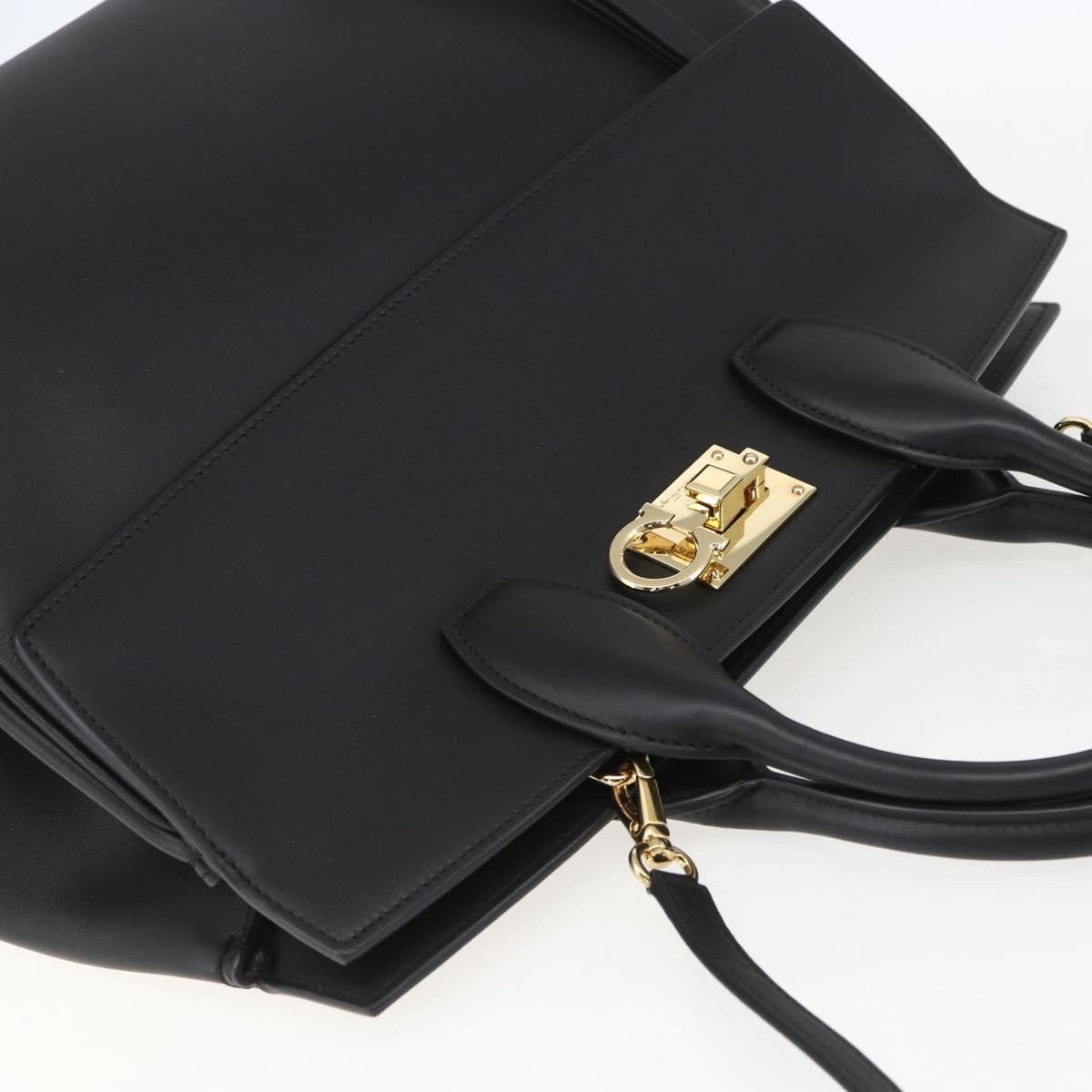 Salvatore Ferragamo Salvatore Ferragamo Studio Satchel Leather Size ONE SIZE - 13 Thumbnail