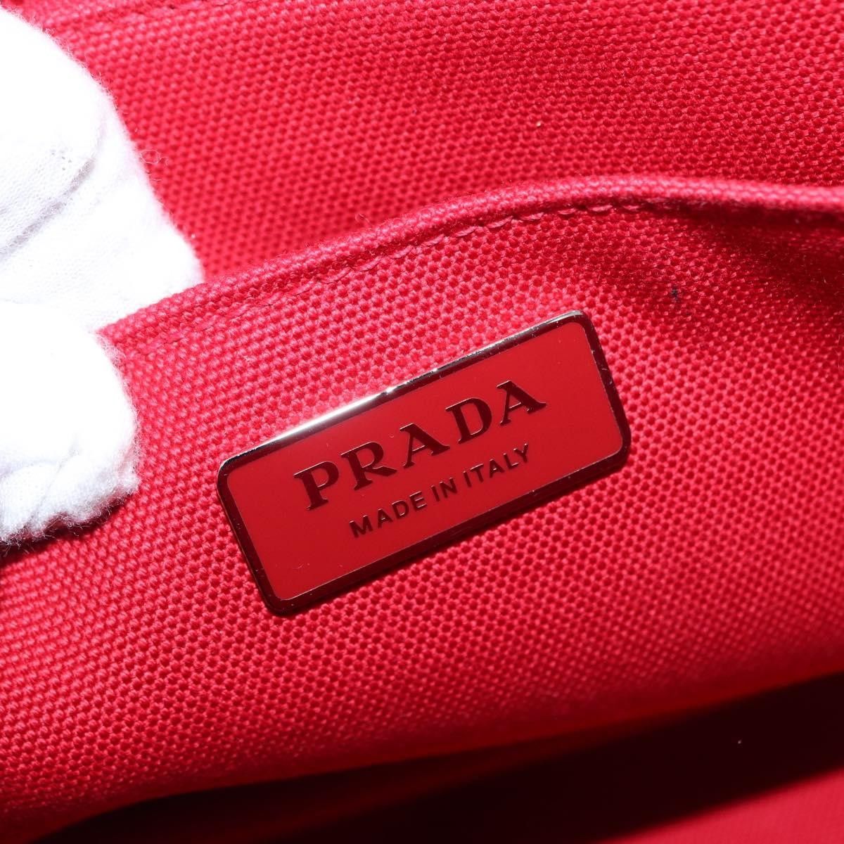 Prada Prada Canapa Convertible Tote Canvas with Applique Size ONE SIZE - 6 Thumbnail