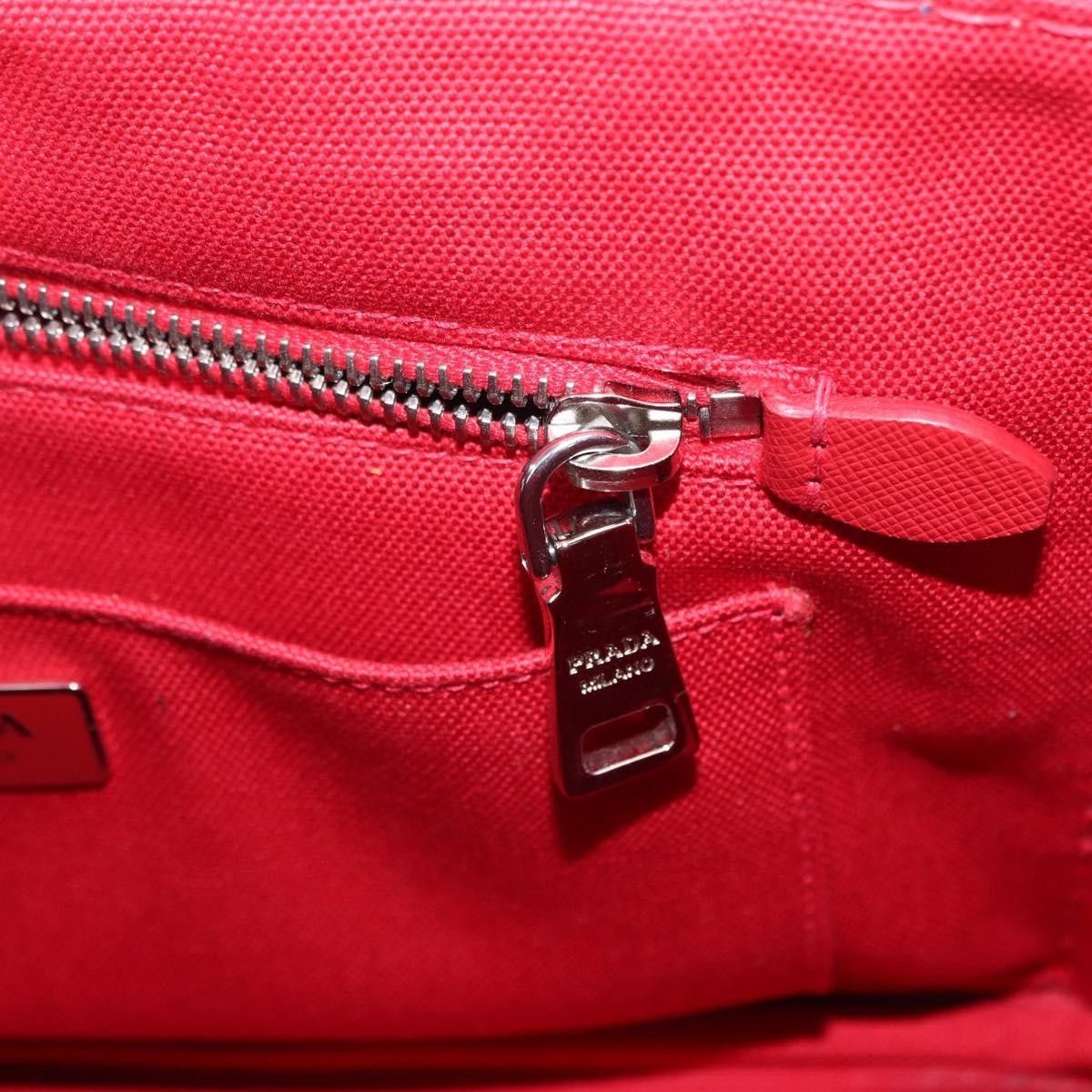 Prada Prada Canapa Convertible Tote Canvas with Applique Size ONE SIZE - 15 Thumbnail