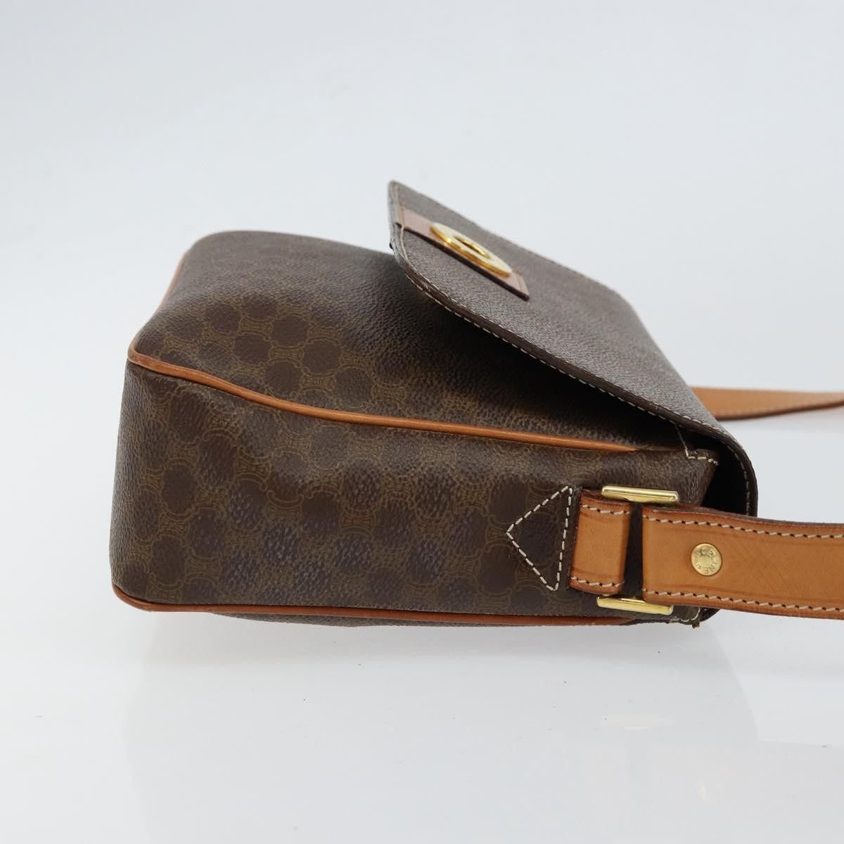 Celine Celine Vintage Macadam Circle Logo Canvas and Leather Size ONE SIZE - 3 Thumbnail